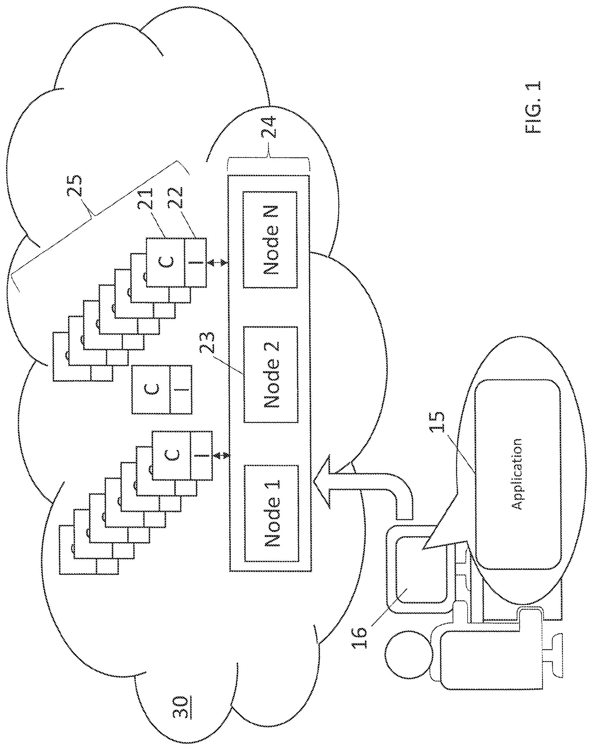 Patent US12106139 — Self orchestrated containers for cloud computing — Figure 1
