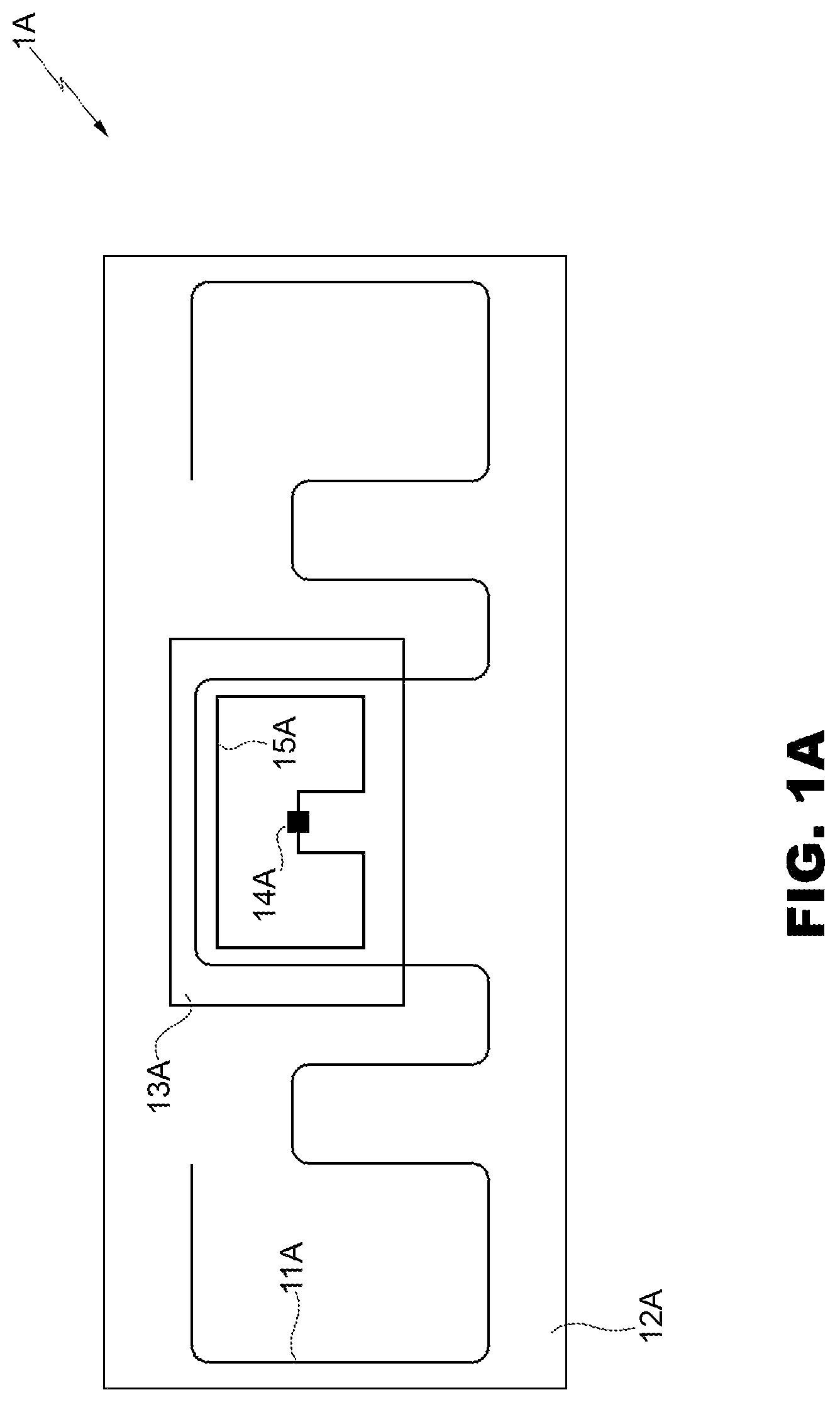 Patent US12106170 — RFID device for tires — Figure 1