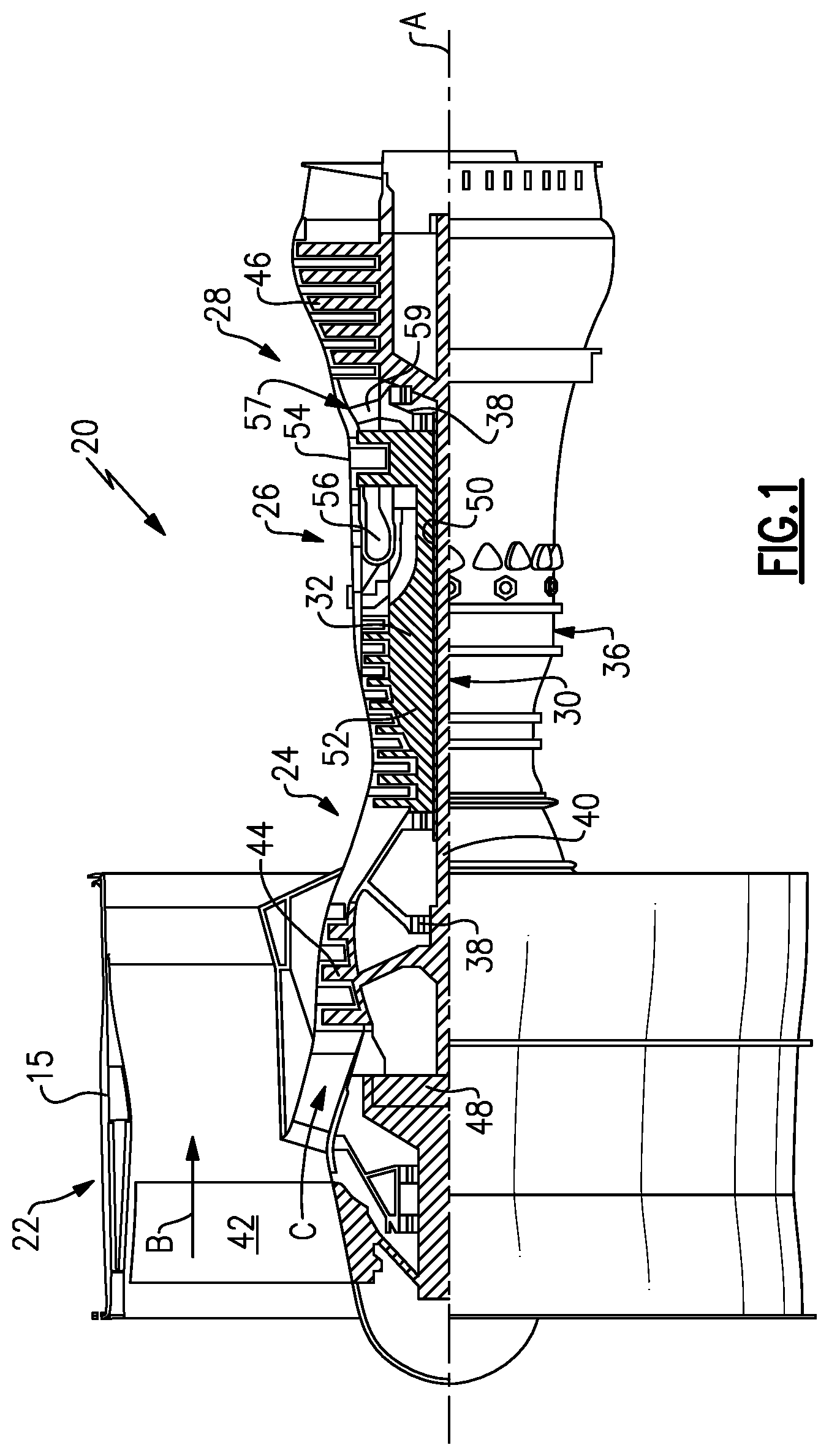 Patent US12106235 — System for forecasting aircraft engine deterioration using recurrent neural networks — Figure 1