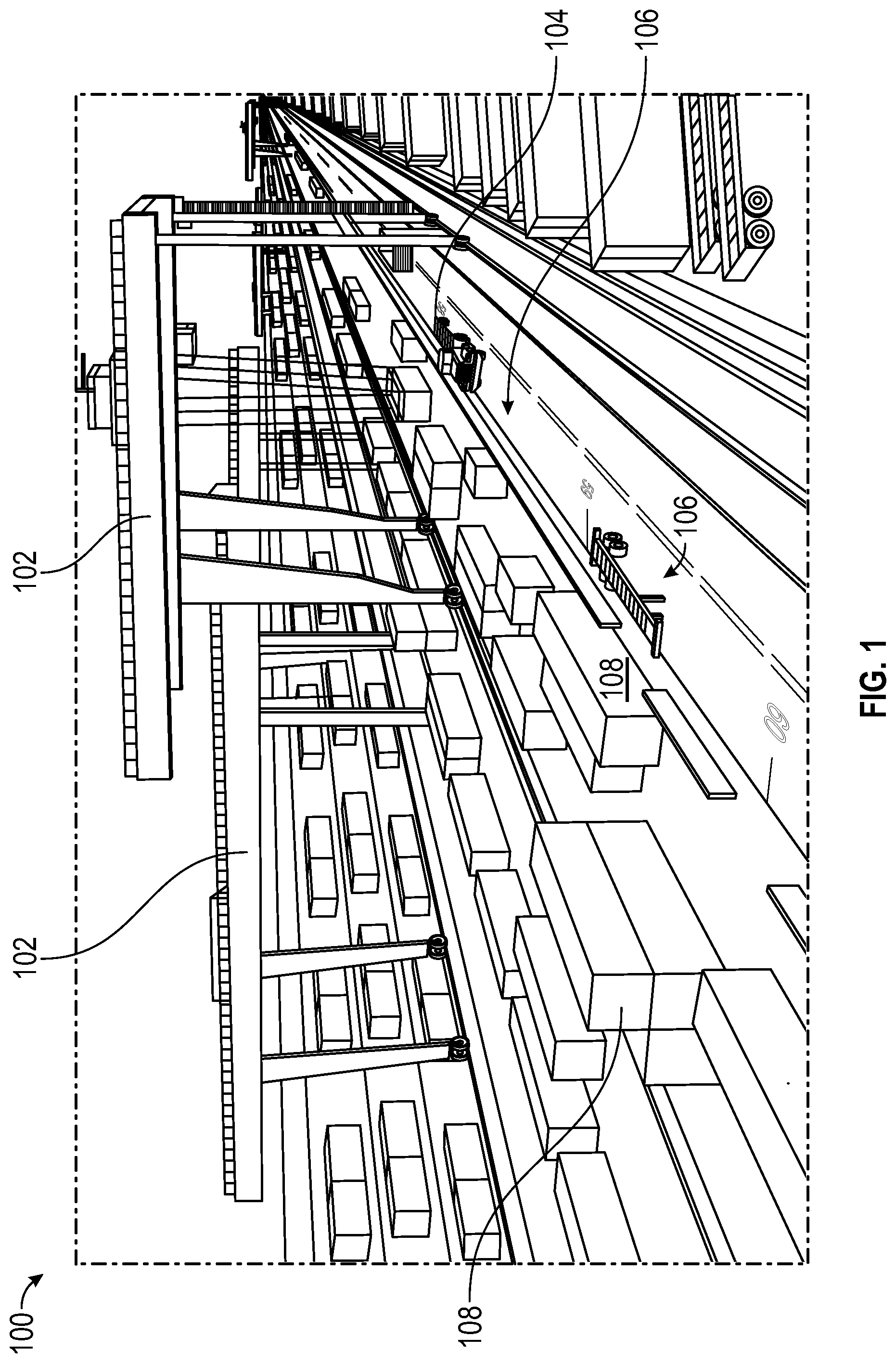 Patent US12106238 — Grounded operations management system and method therefor — Figure 1
