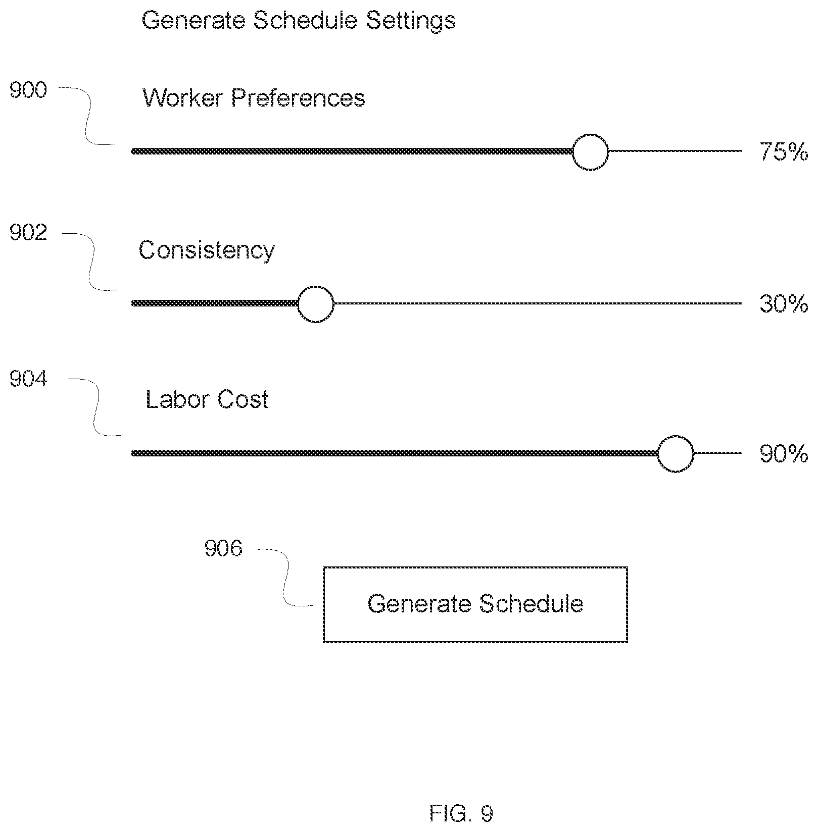 Patent US12106241 Figure 12 – Shift design and assignment system with efficient incremental solution