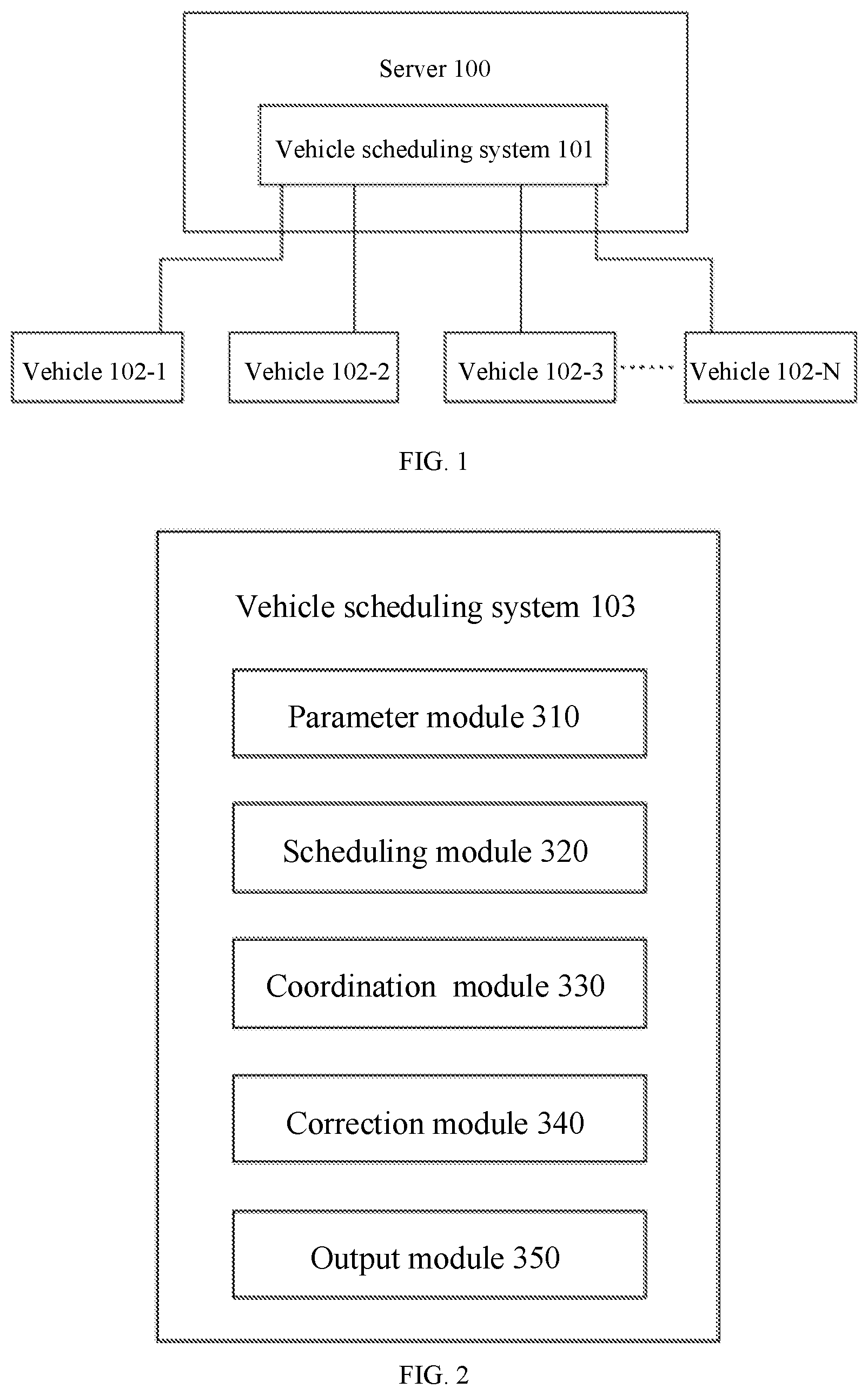 Patent US12106242 — Multi-vehicle coordination-based vehicle scheduling system and method, electronic apparatus, and storage medium — Figure 1