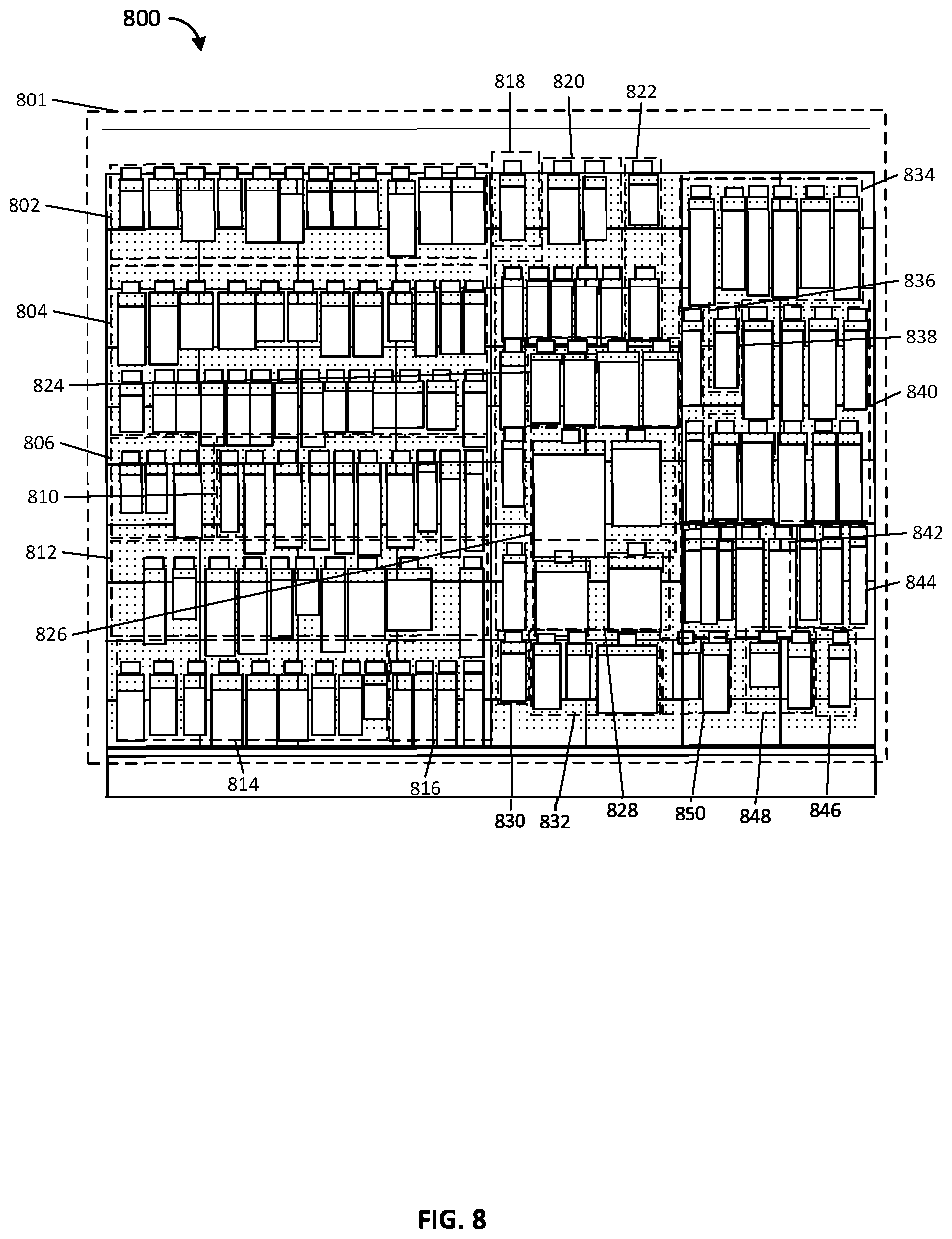 Patent US12106265 Figure 8 – Methods and apparatus for generating planograms