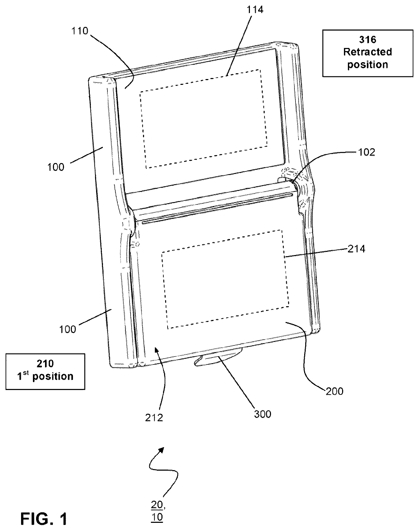 Patent US12106266 — Device for indicating status of a container and related methods — Figure 1