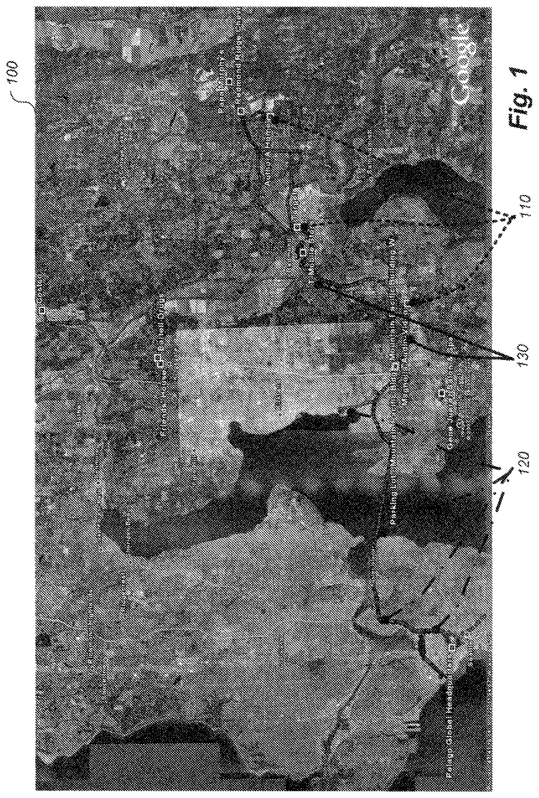 Patent US12106326 — Determining locations of interest based on user visits — Figure 1
