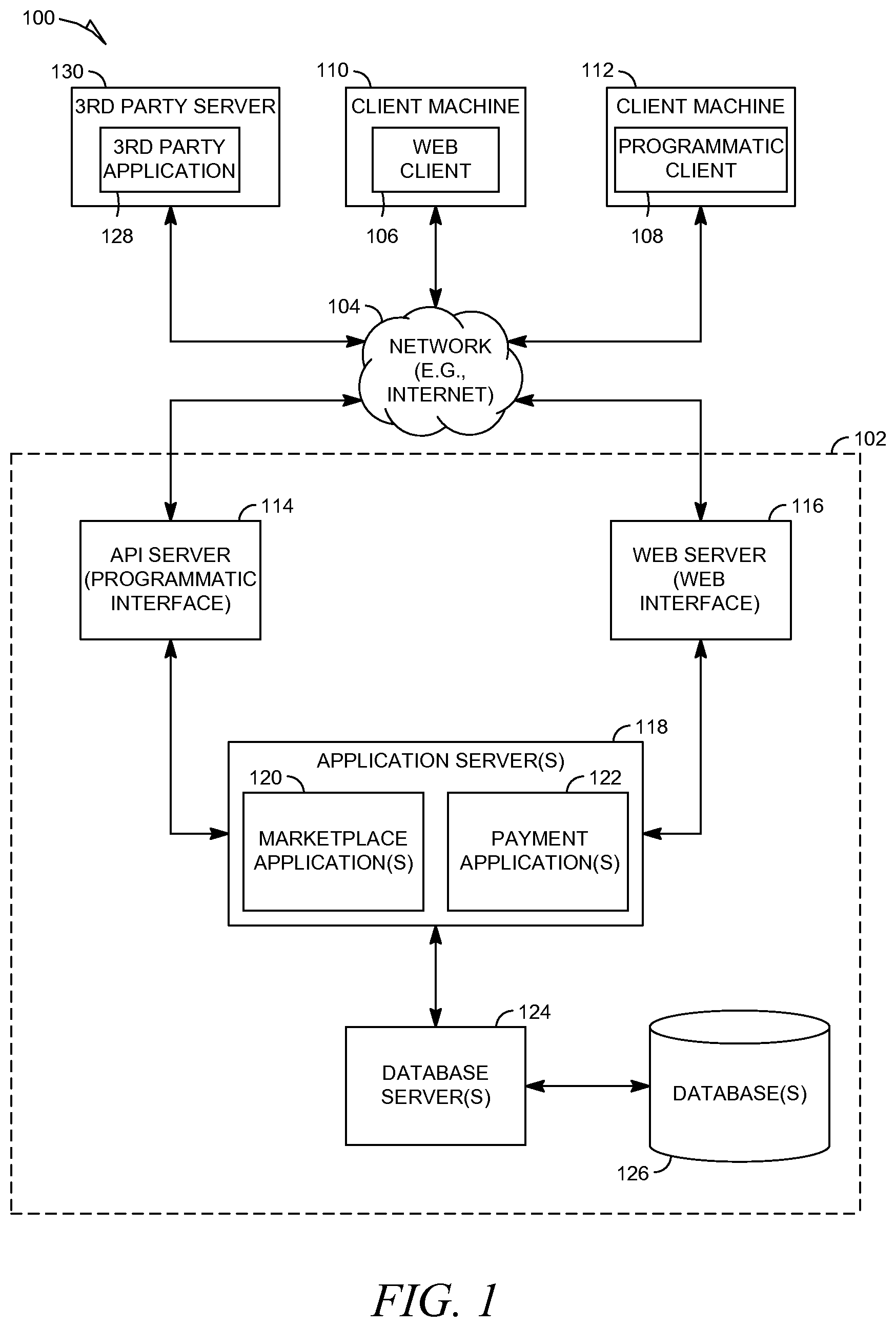 Patent US12106343 Figure 1 – Shopping assistant with account balance limit display