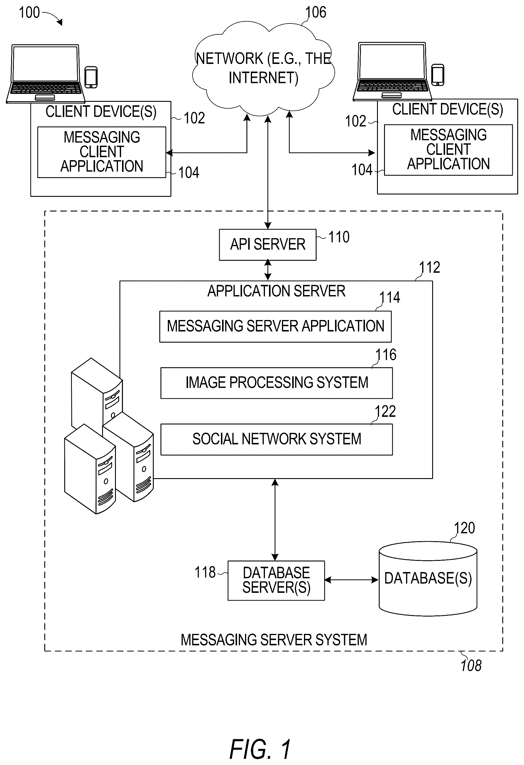 Patent US12106441 — Rendering 3D captions within real-world environments — Figure 1