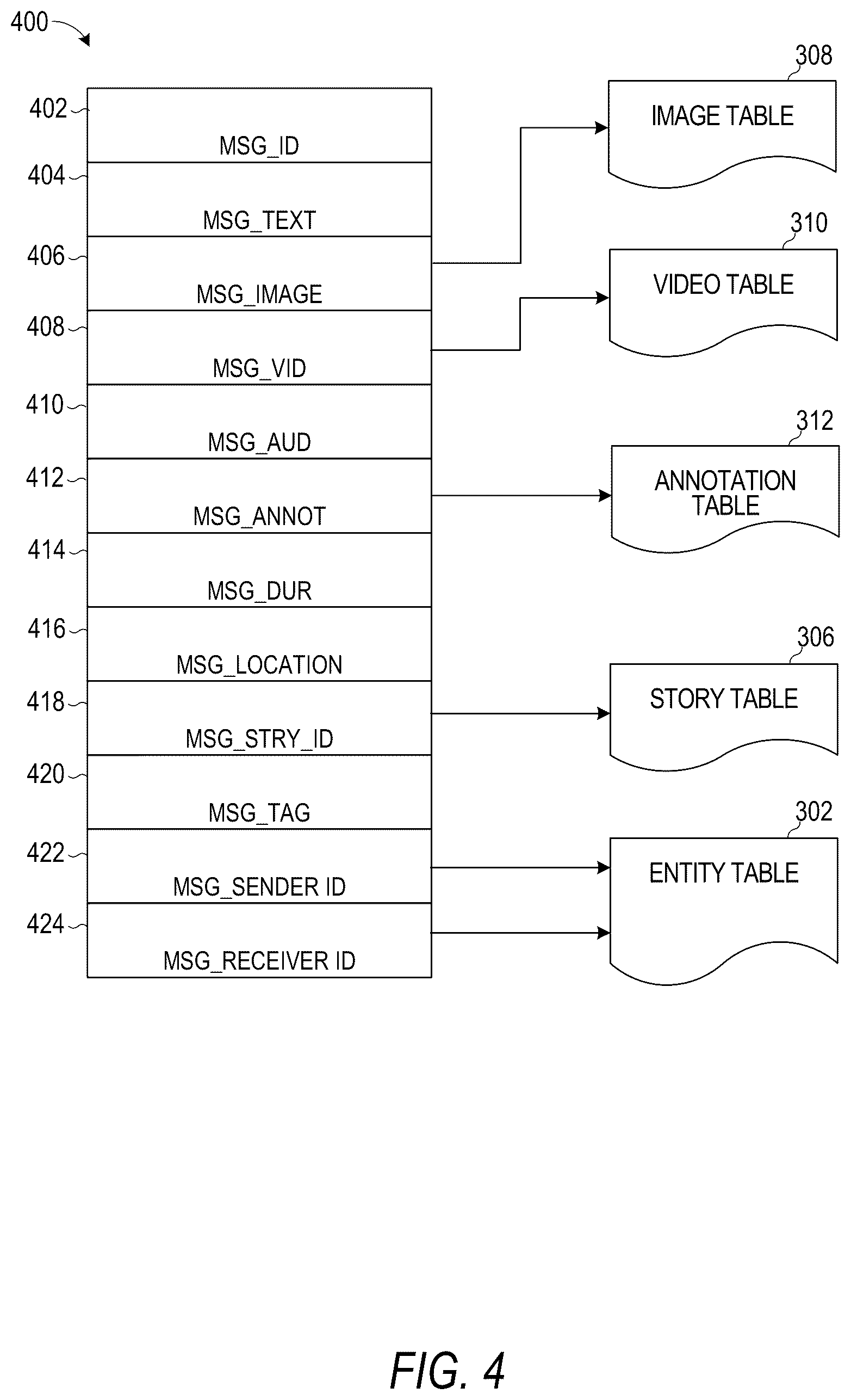 Patent US12106441 Figure 4 – Rendering 3D captions within real-world environments