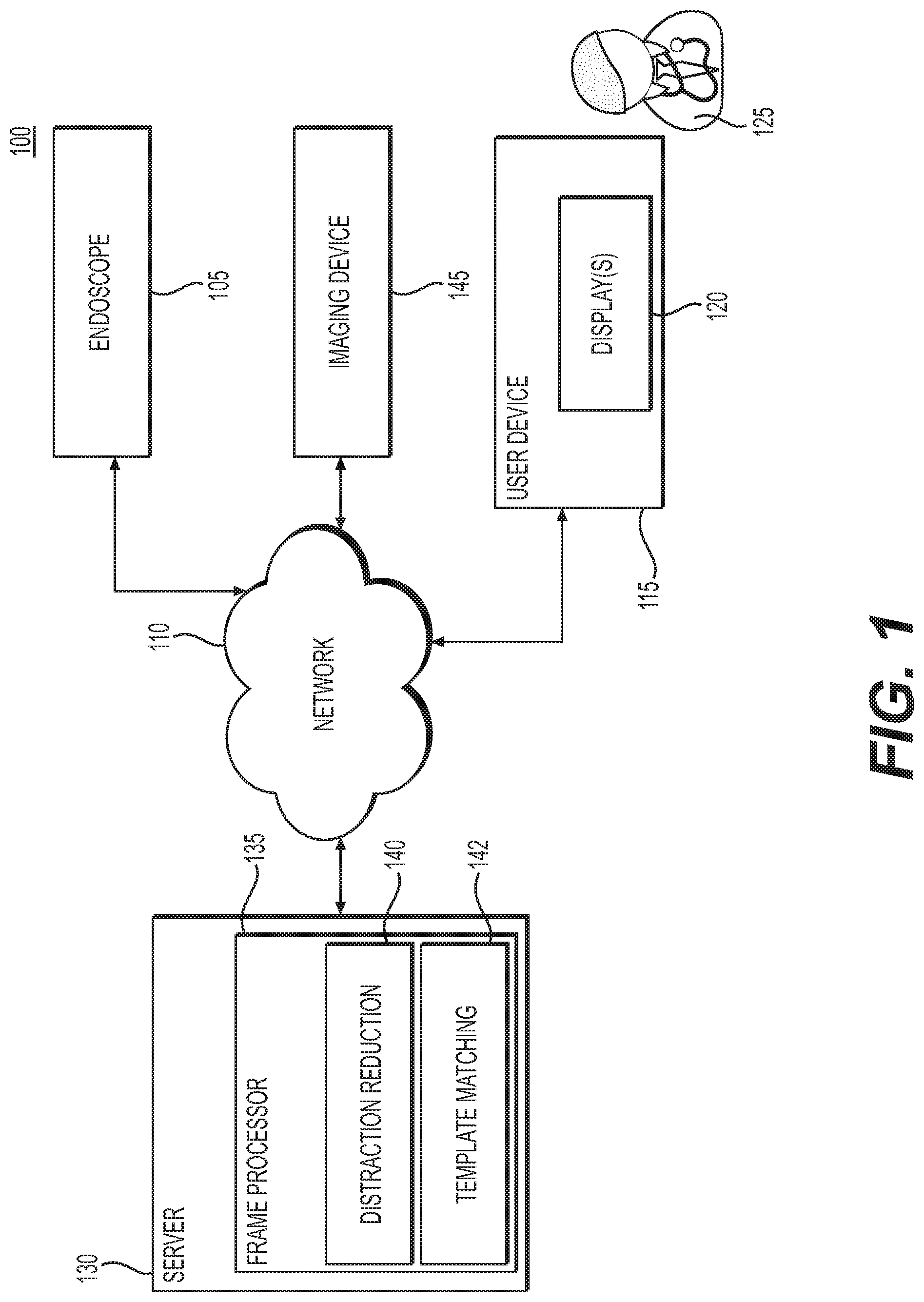 Patent US12106480 — Systems and methods for processing electronic medical images to determine enhanced electronic medical images — Figure 1