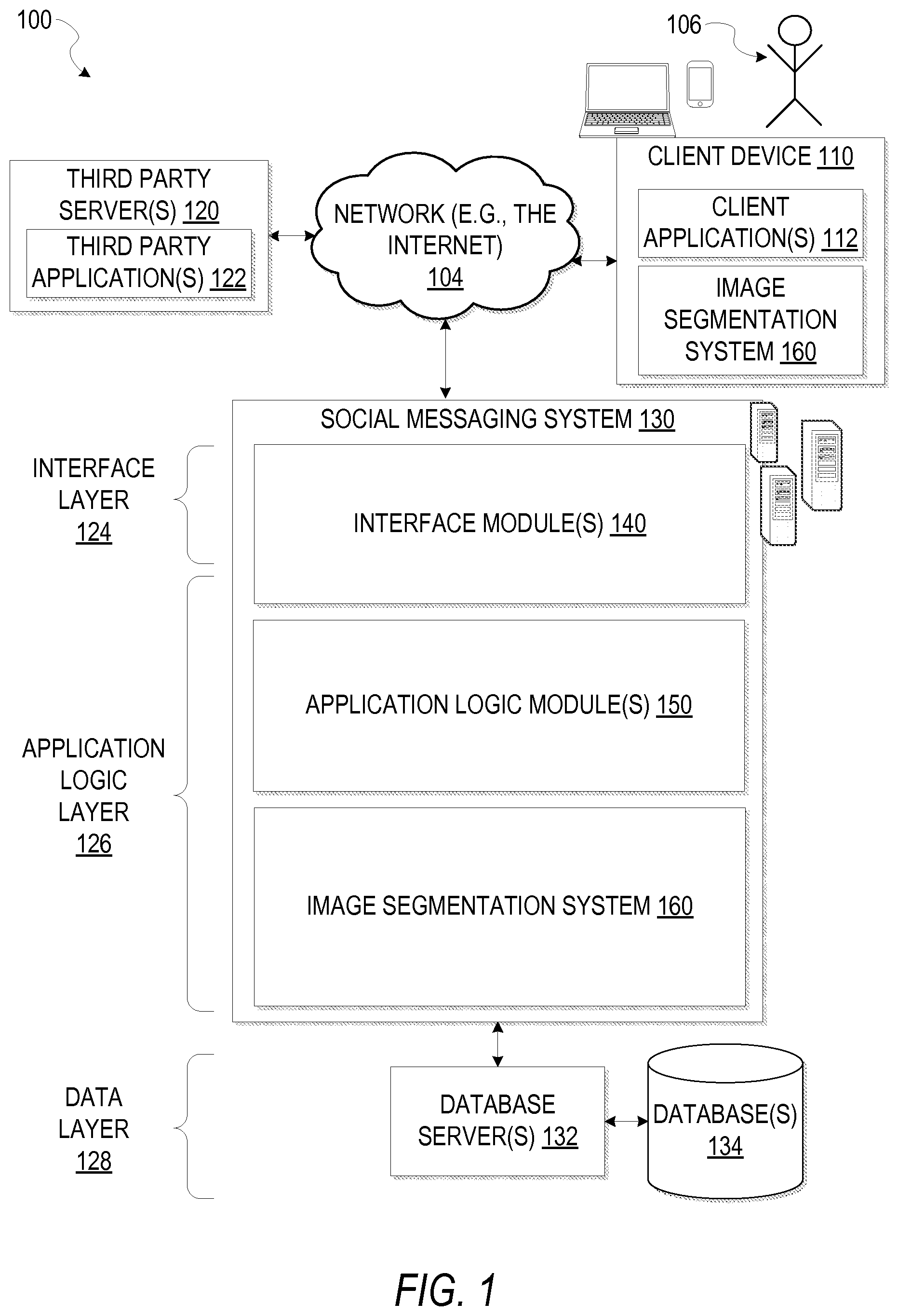 Patent US12106483 — Gaze-based control of device operations — Figure 1