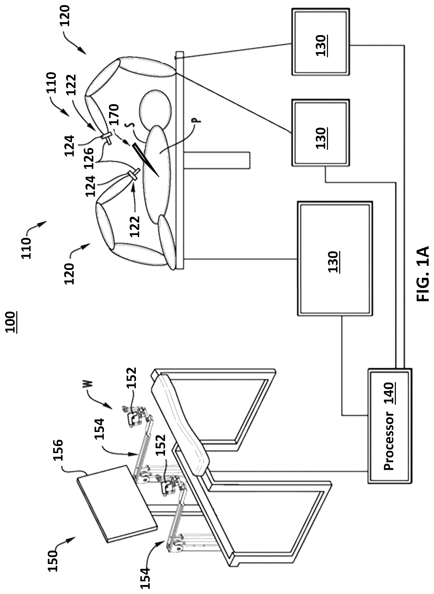 Patent US12106508 — Systems and methods for mitigating collision of a robotic system — Figure 1