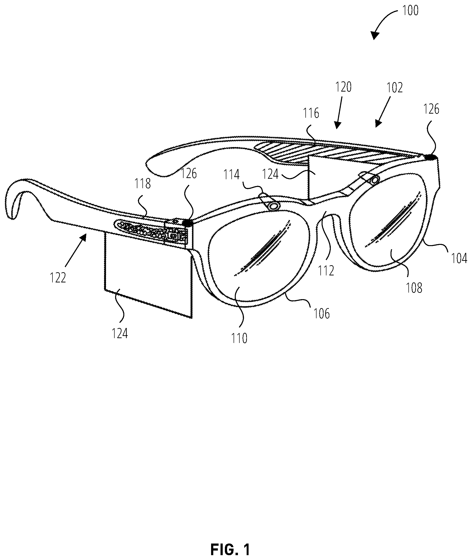 Patent US12106580 — AR assisted safe cycling — Figure 1