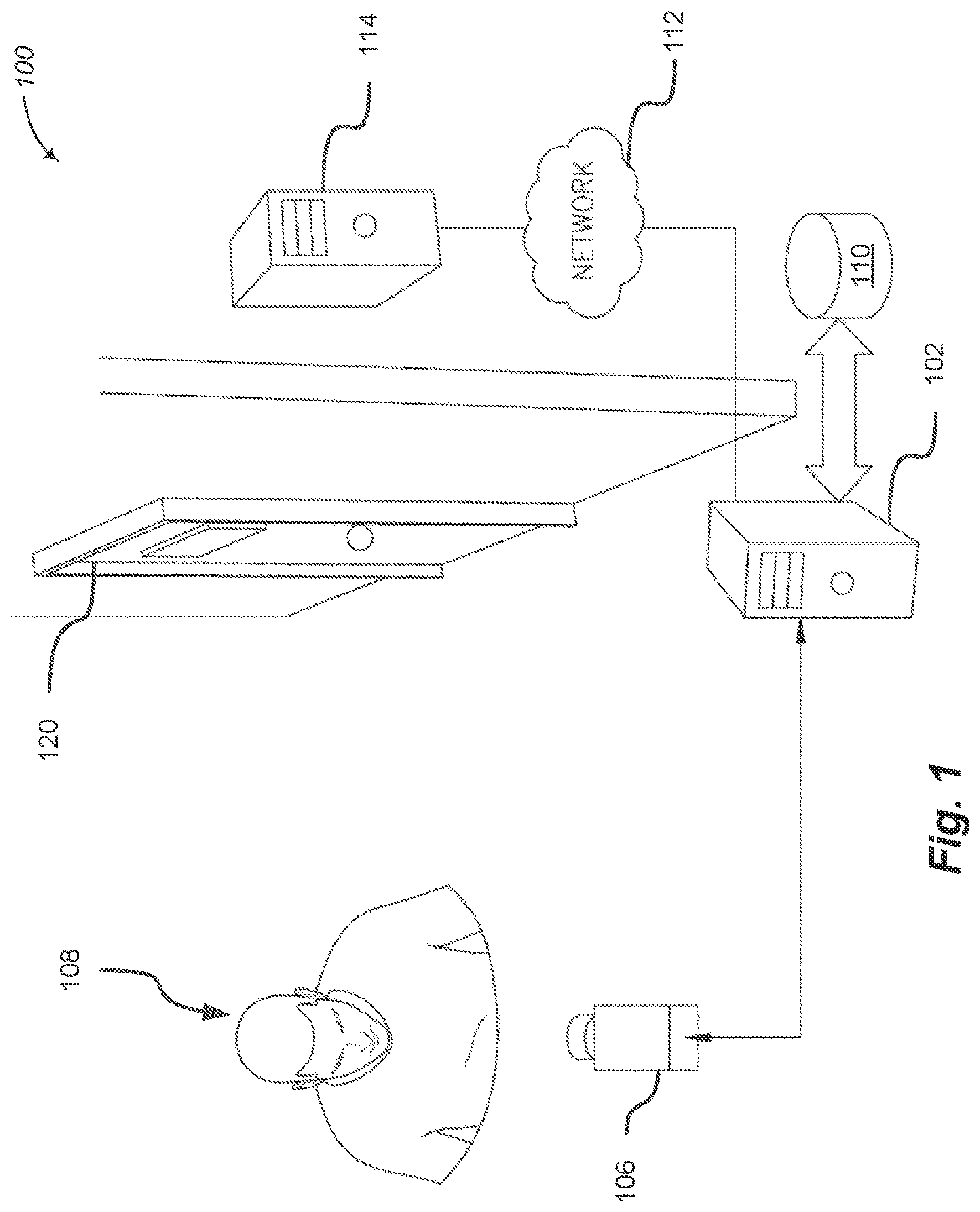 Patent US12106607 — Face liveness detection — Figure 1