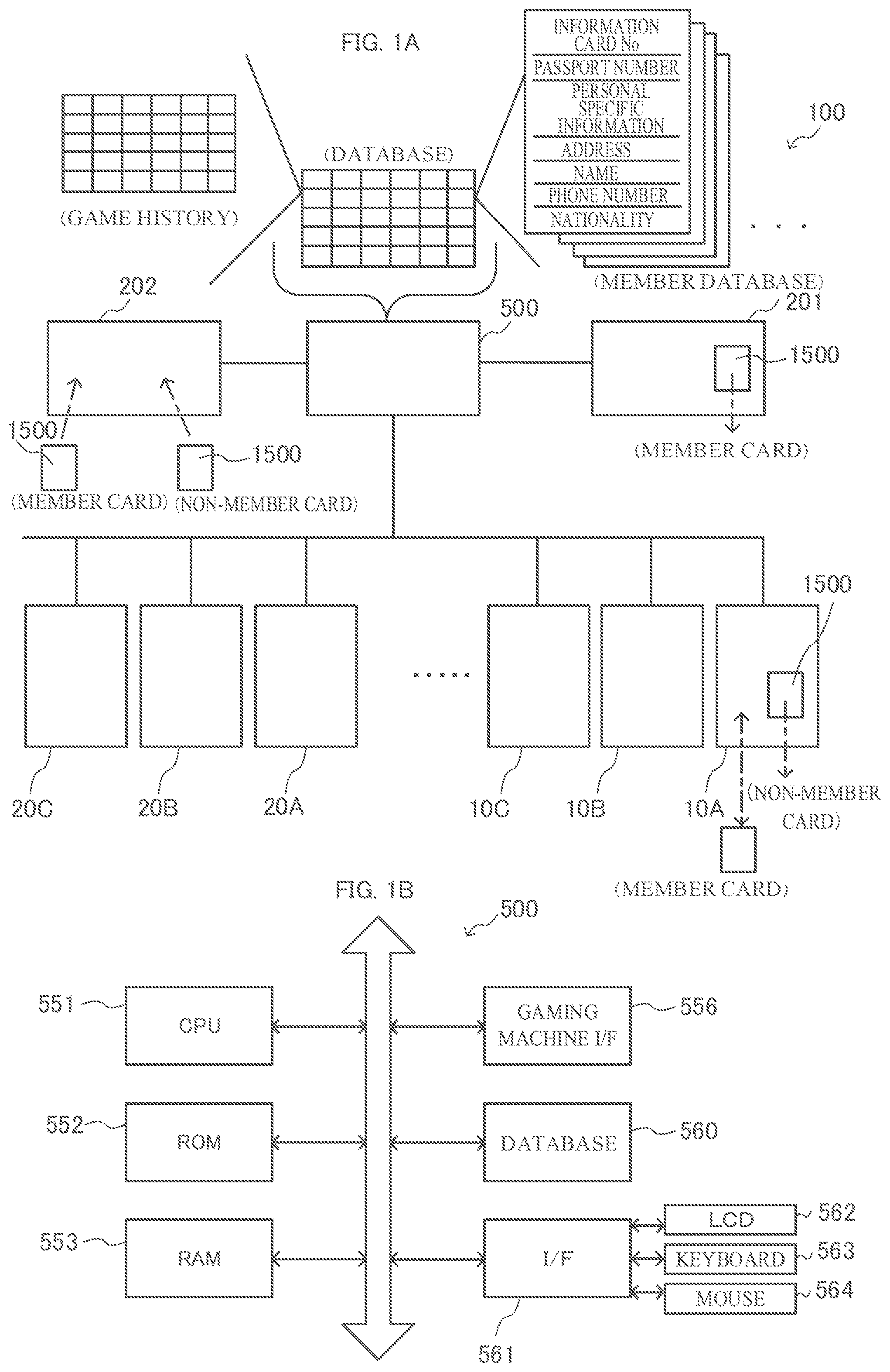 Patent US12106629 — Terminal apparatus and information management system, for information regarding inserted currency — Figure 1