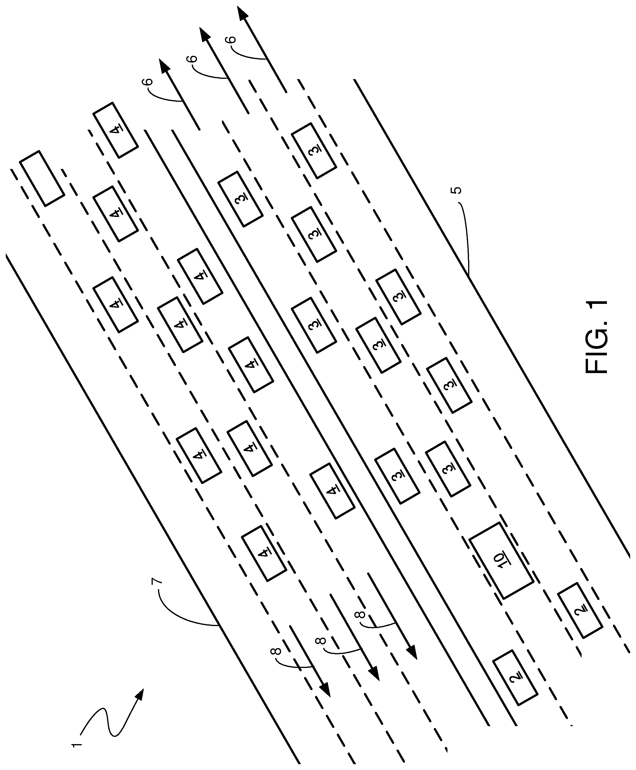 Patent US12106665 — First responder transit alert system and method — Figure 1