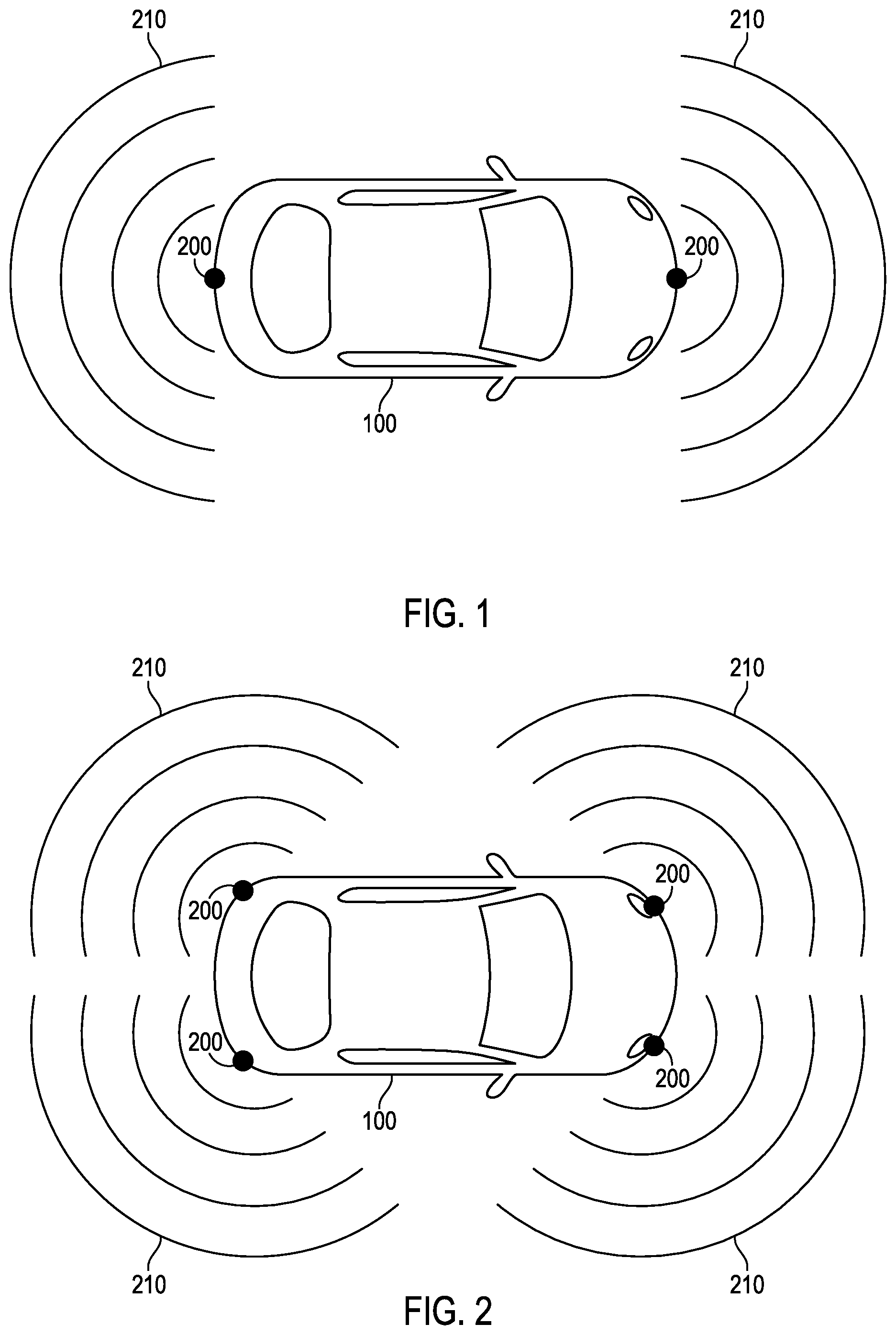 Patent US12106668 — Selective message retransmission in vehicle-vehicle communications — Figure 1