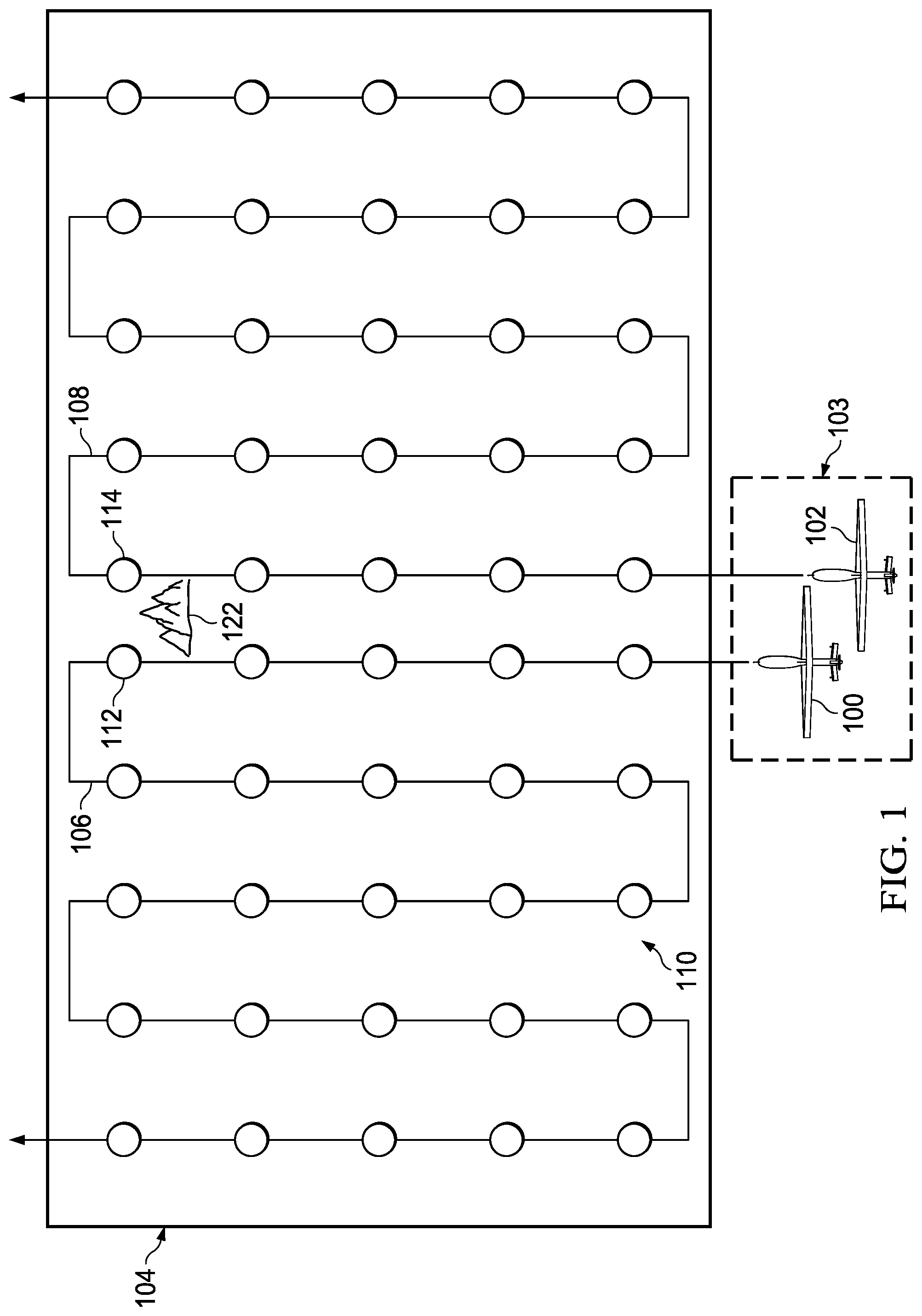 Patent US12106672 — Aircraft sensor system synchronization — Figure 1