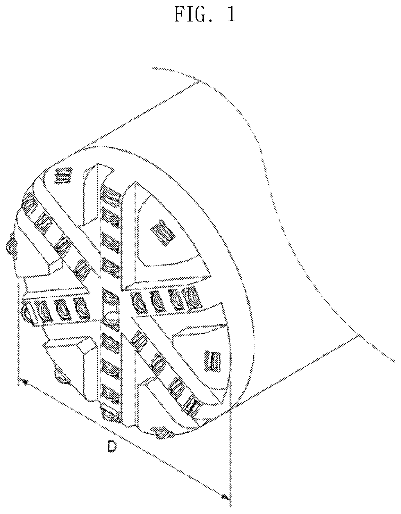 Patent US12106683 — Tunnel boring machine operation simulation equipment, and method for measuring operation capability of tunnel boring machine device using same — Figure 1