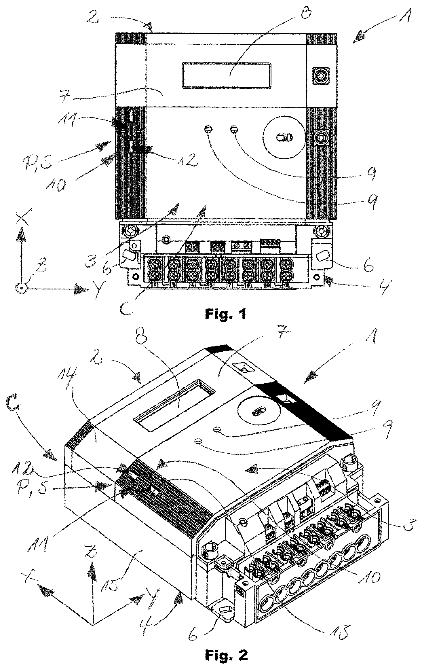 Patent US12106685 — Anti-tamper device, enclosure for a utility meter and same — Figure 1