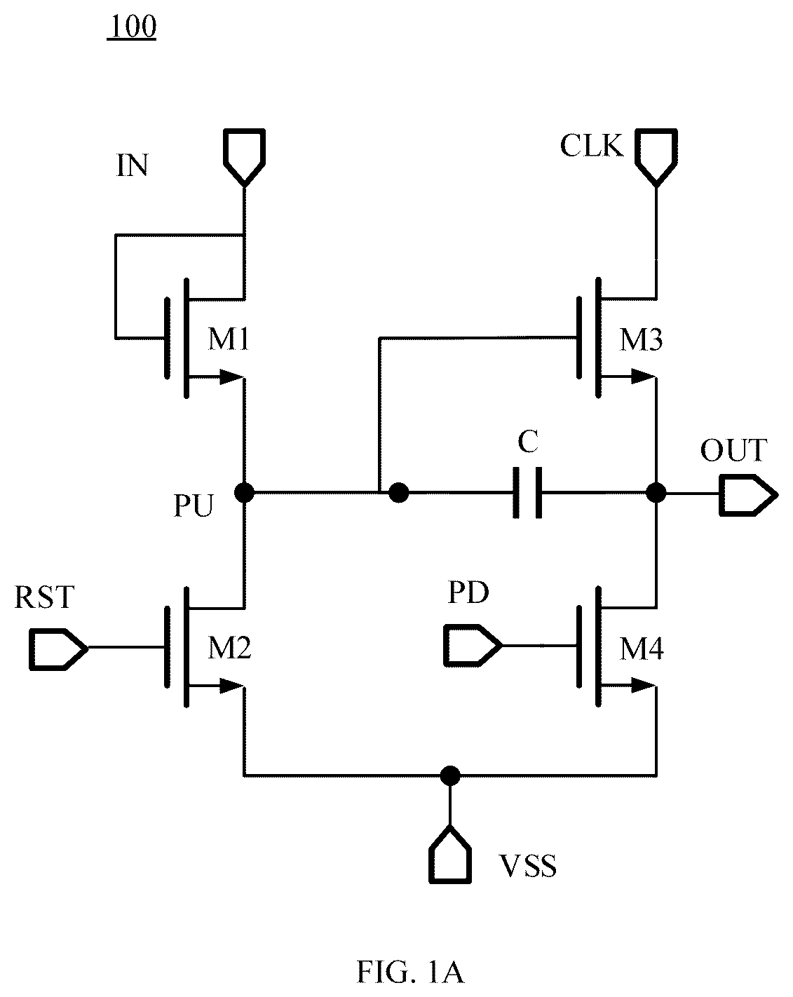 Patent US12106694 — Gate driving circuit and driving method thereof and display panel — Figure 1