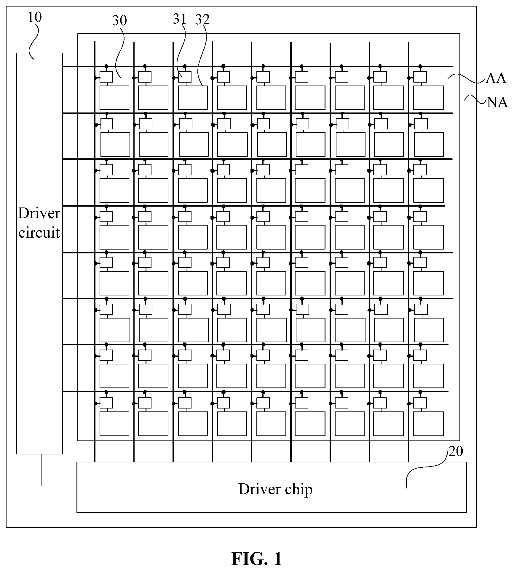 Patent US12106696 Figure 1 – Display panel and display device having cascaded shift registers