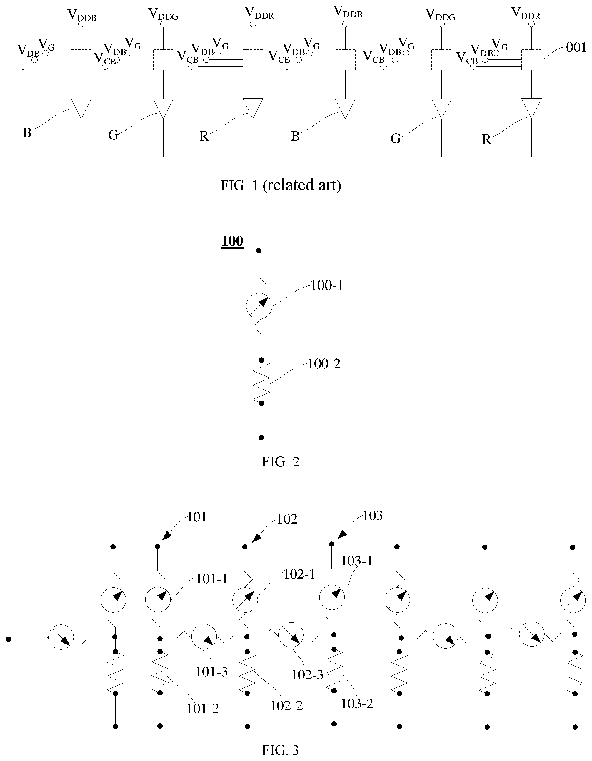 Patent US12106710 — Compensation circuit and driving circuit of light-emitting elements, and LED display device — Figure 1