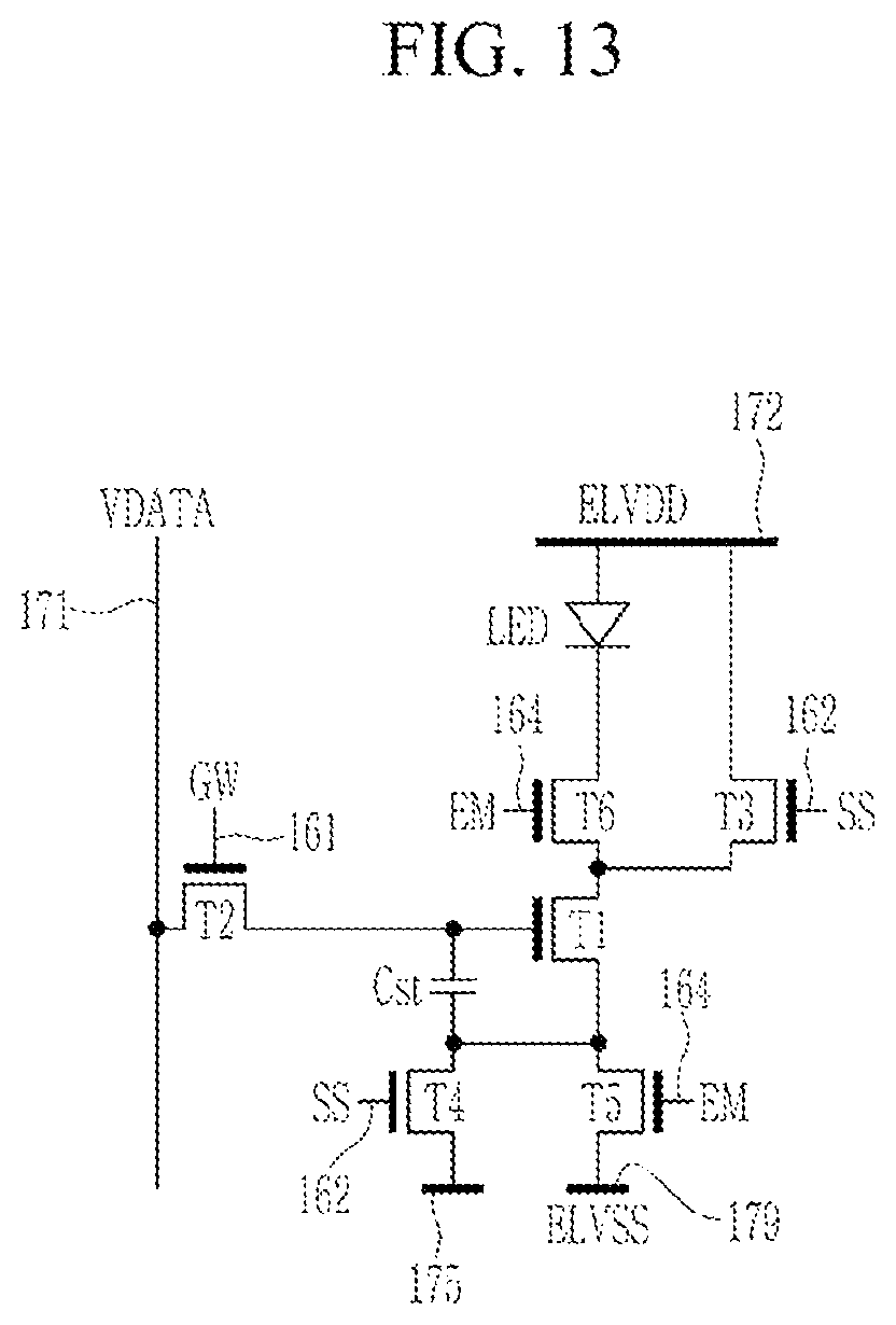Patent US12106715 Figure 13 – Light emitting display device
