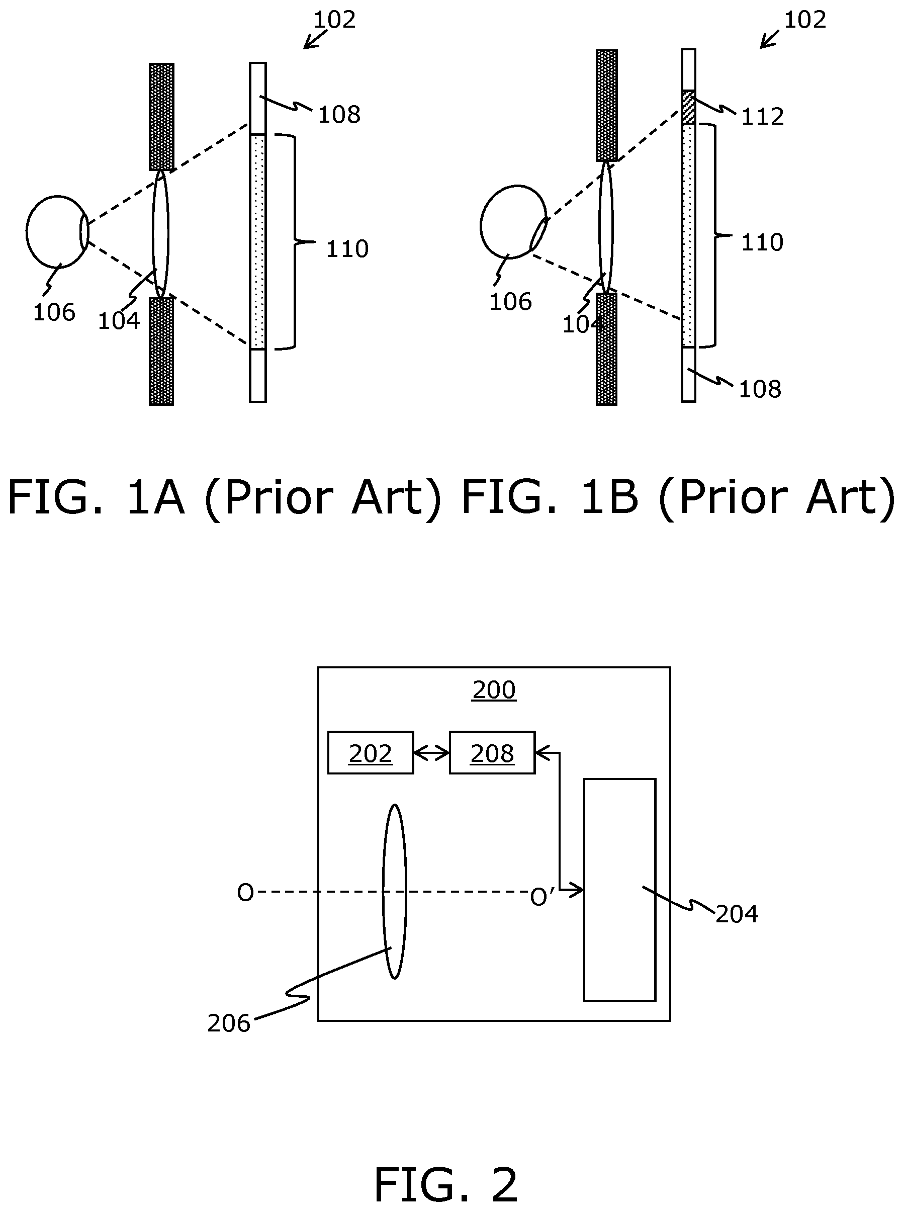Patent US12106734 Figure 1 – Hiding lens distortions using black pixels