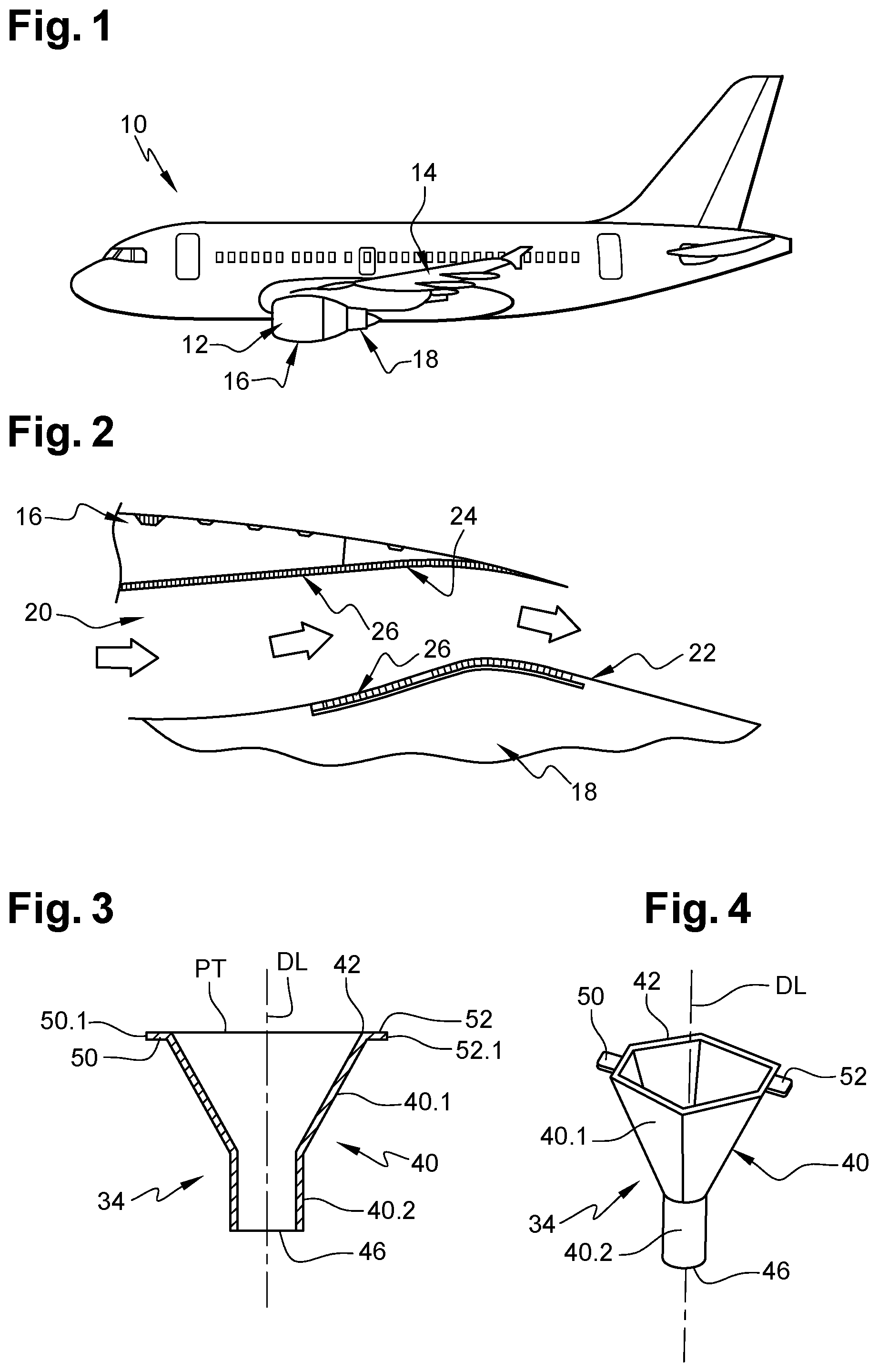 Patent US12106744 Figure 1 – Method for manufacturing an acoustic absorption structure, and acoustic absorption structure obtained in this way