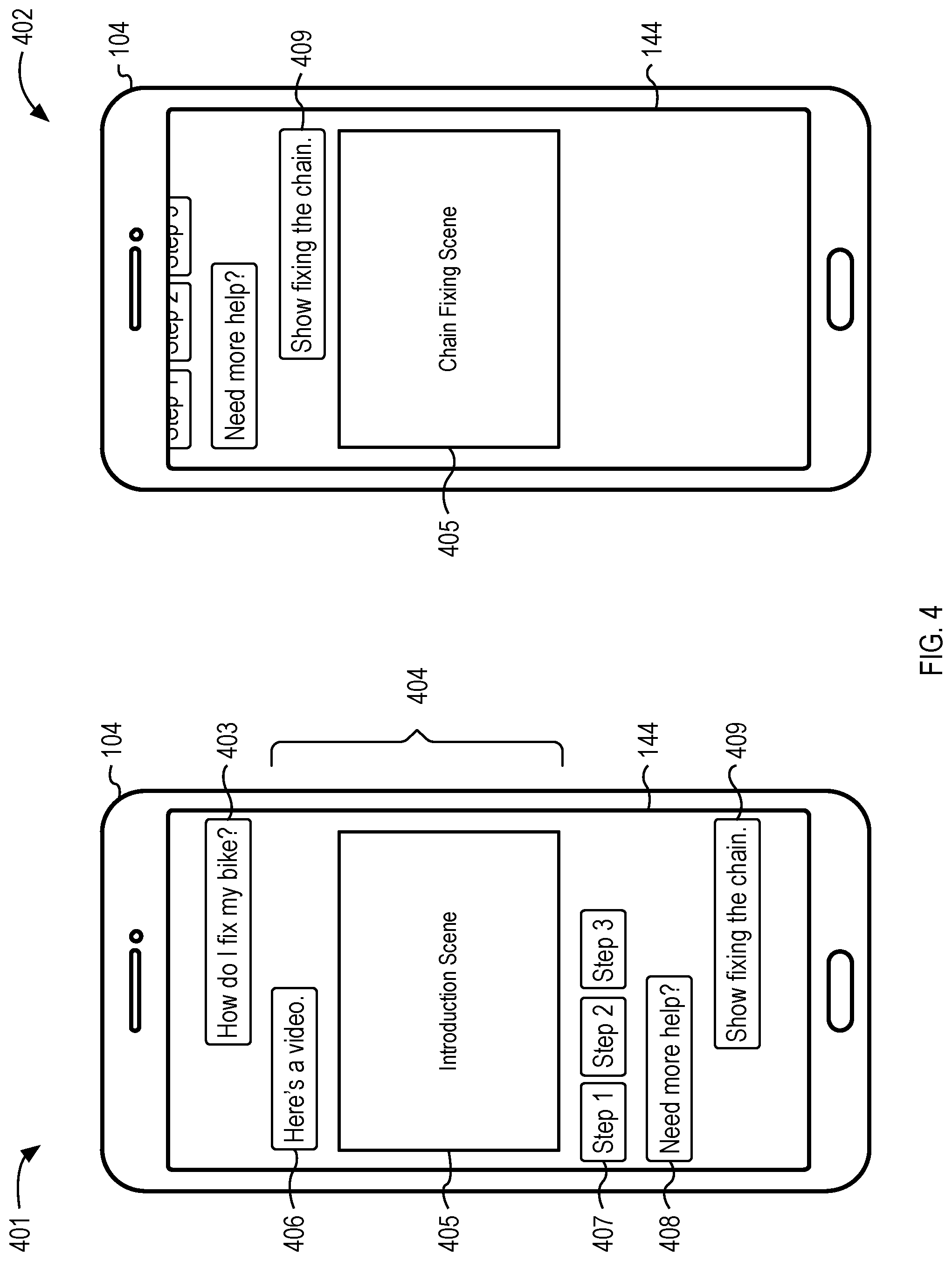 Patent US12106750 Figure 4 – Multi-modal interface in a voice-activated network