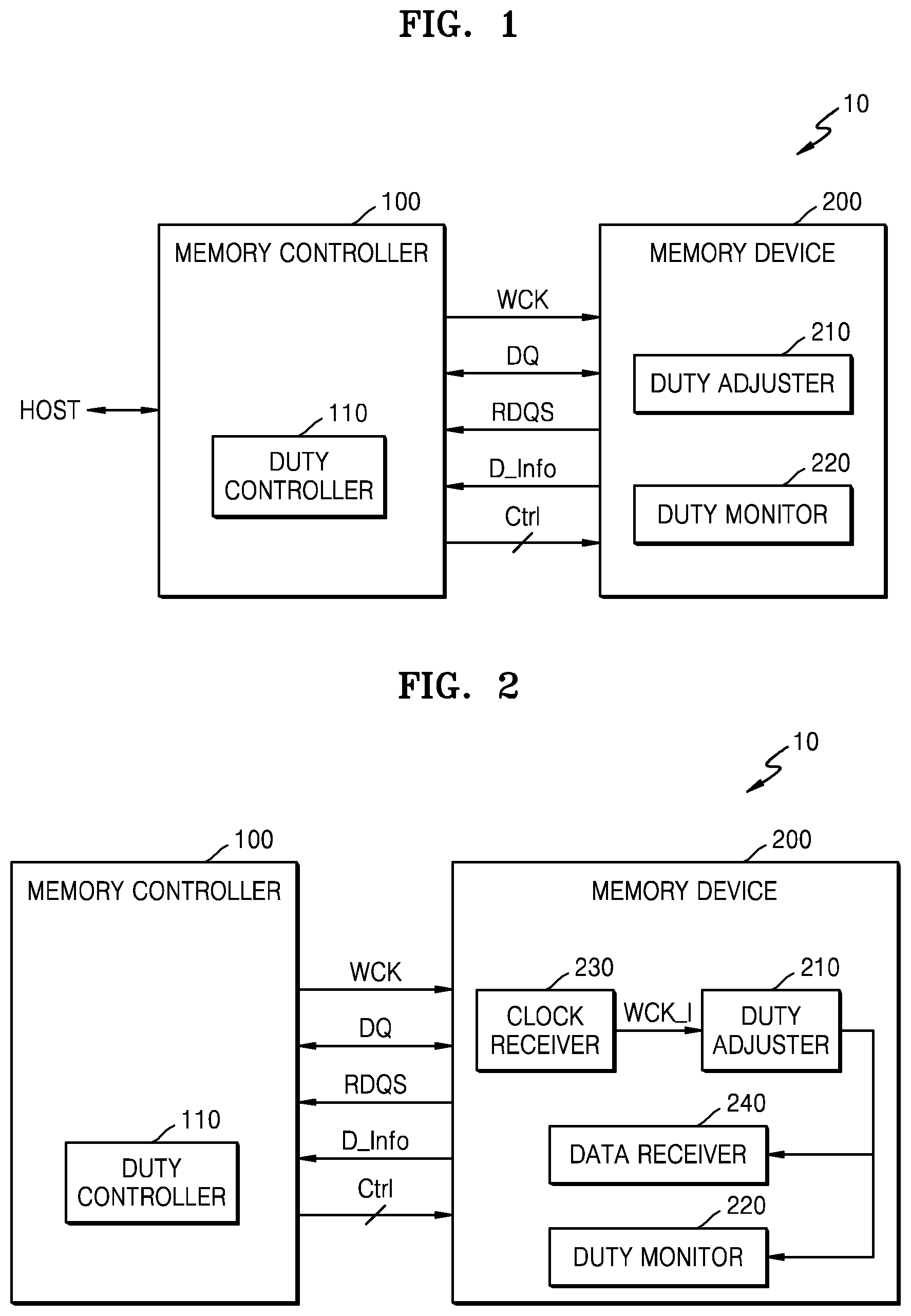 Patent US12106794 — Memory device adjusting duty cycle and memory system having the same — Figure 1