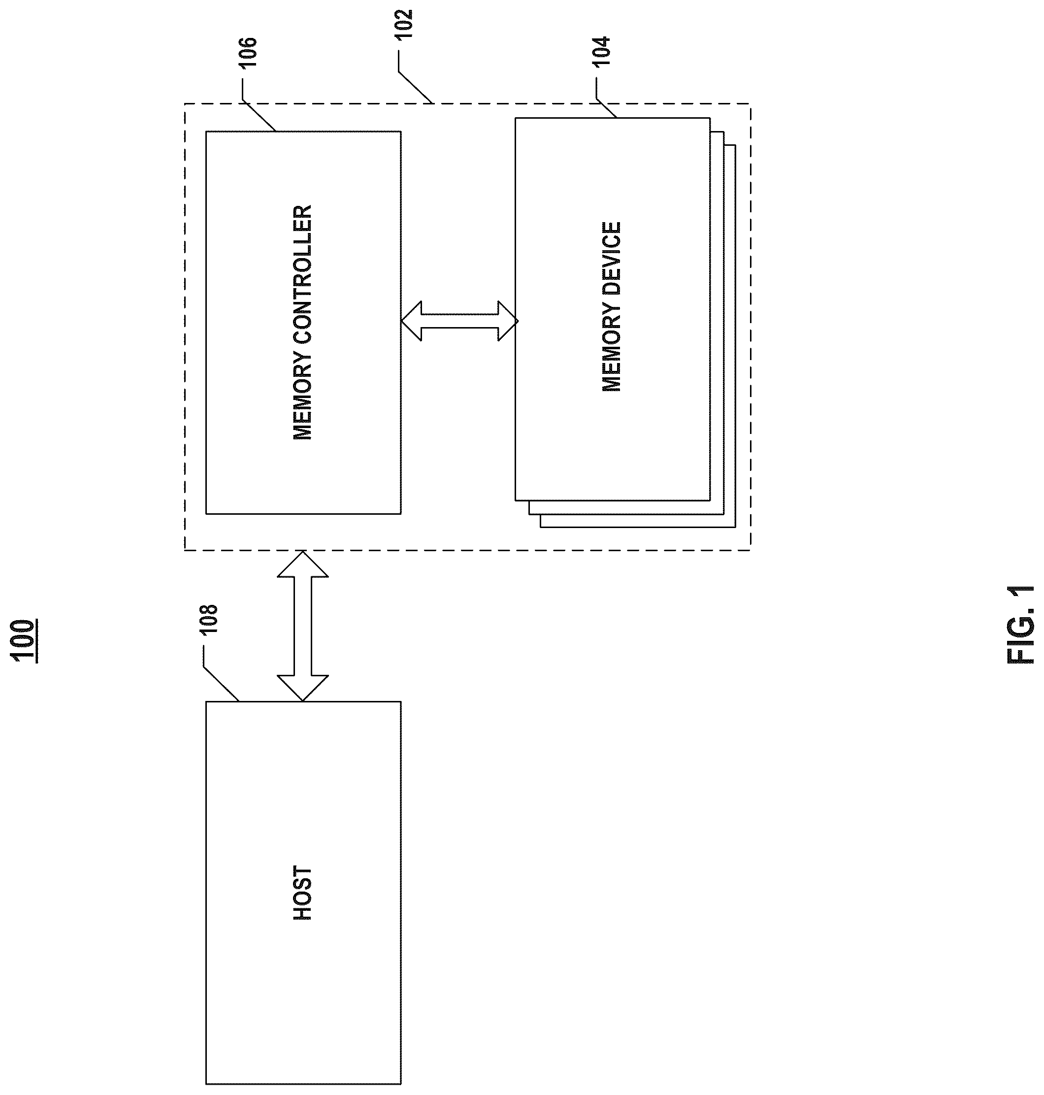 Patent US12106807 Figure 1 – Memory device and operation based on threshold voltage distribution of memory cells of adjacent states