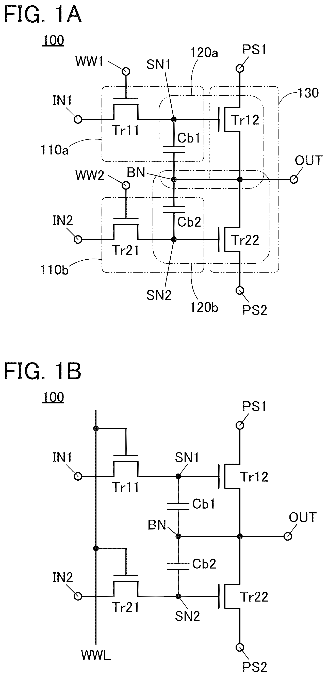 Patent US12106823 — Semiconductor device using transistors having low off-state current — Figure 1