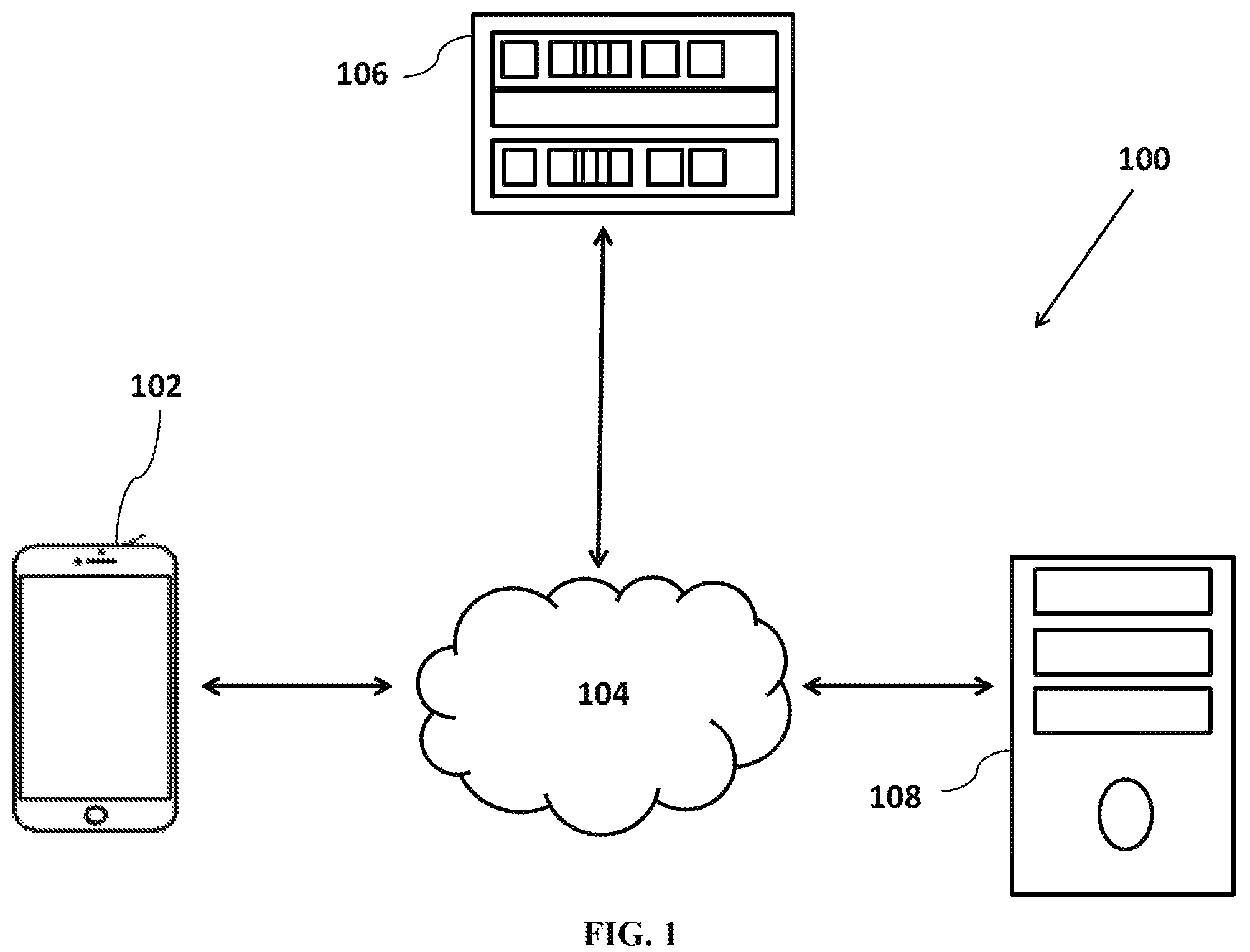 Patent US12106843 — Digital platform, system, and method for providing third-parties/users meal plans provided by professional dieticians via a digital health and fitness platform — Figure 1