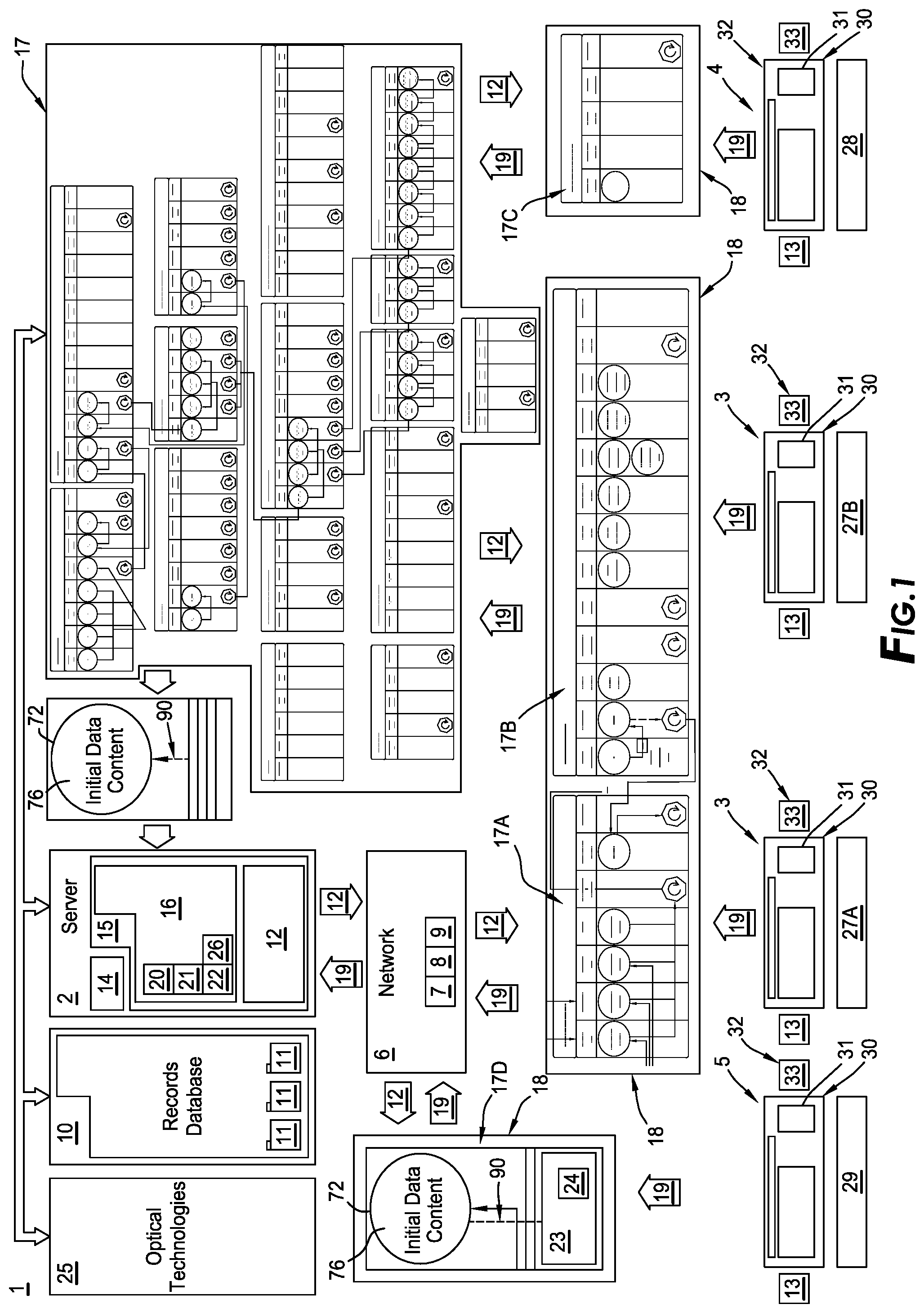 Patent US12106849 — Digital data task stations reconfiguring data connection points — Figure 1