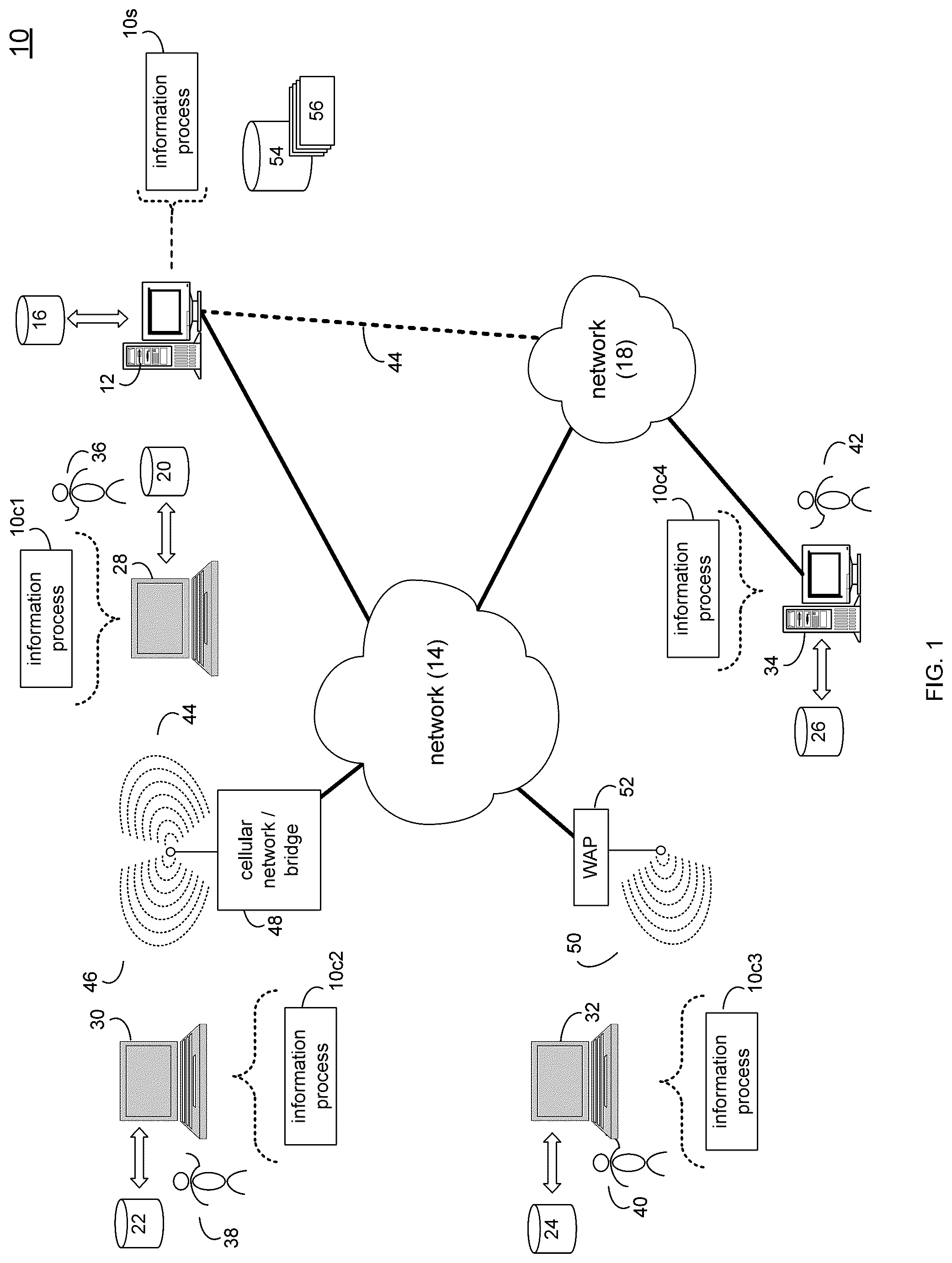 Patent US12106851 — Information management system and method — Figure 1