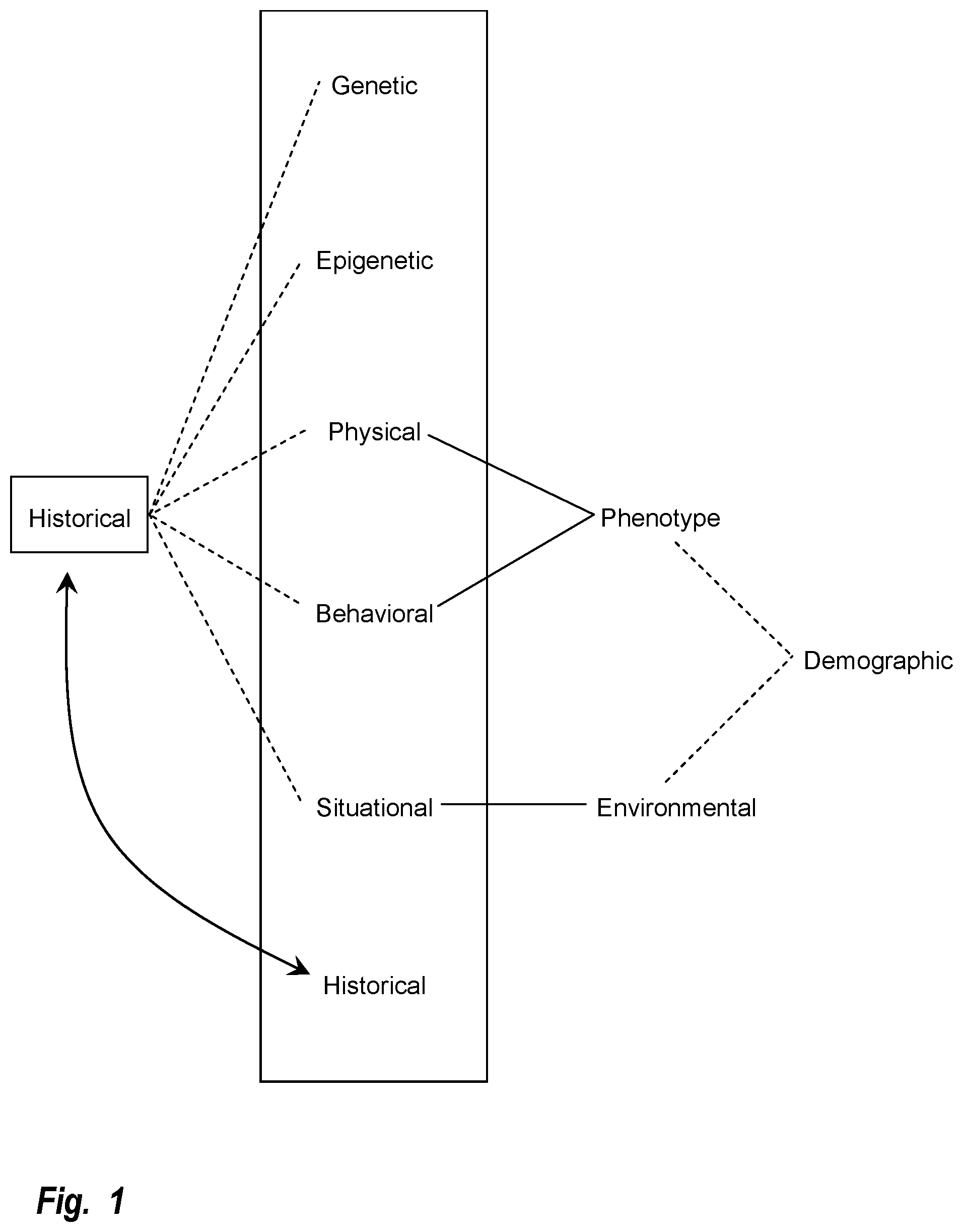 Patent US12106862 — Determination and display of likelihoods over time of developing age-associated disease — Figure 1