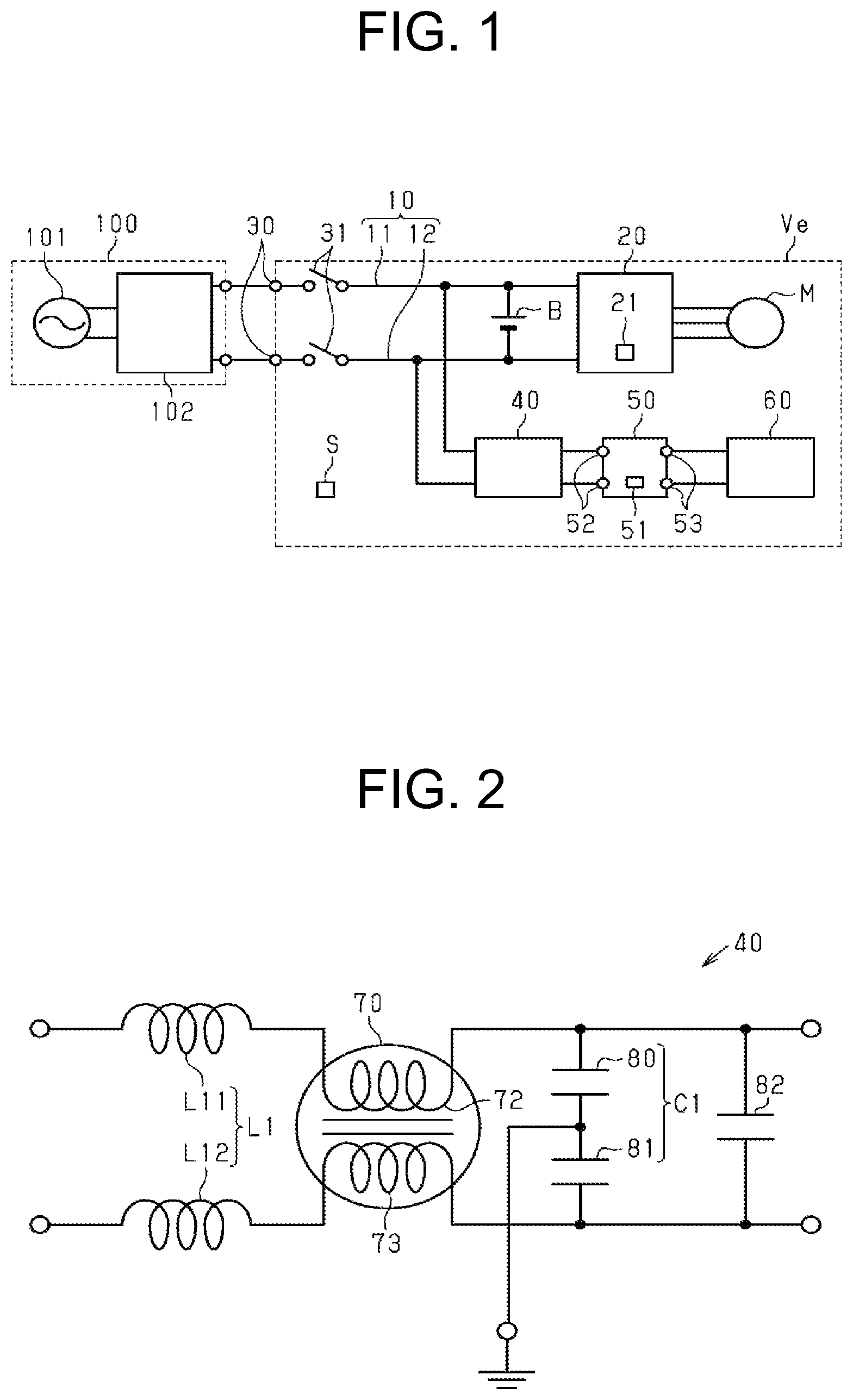 Patent US12106881 — Noise filter — Figure 1