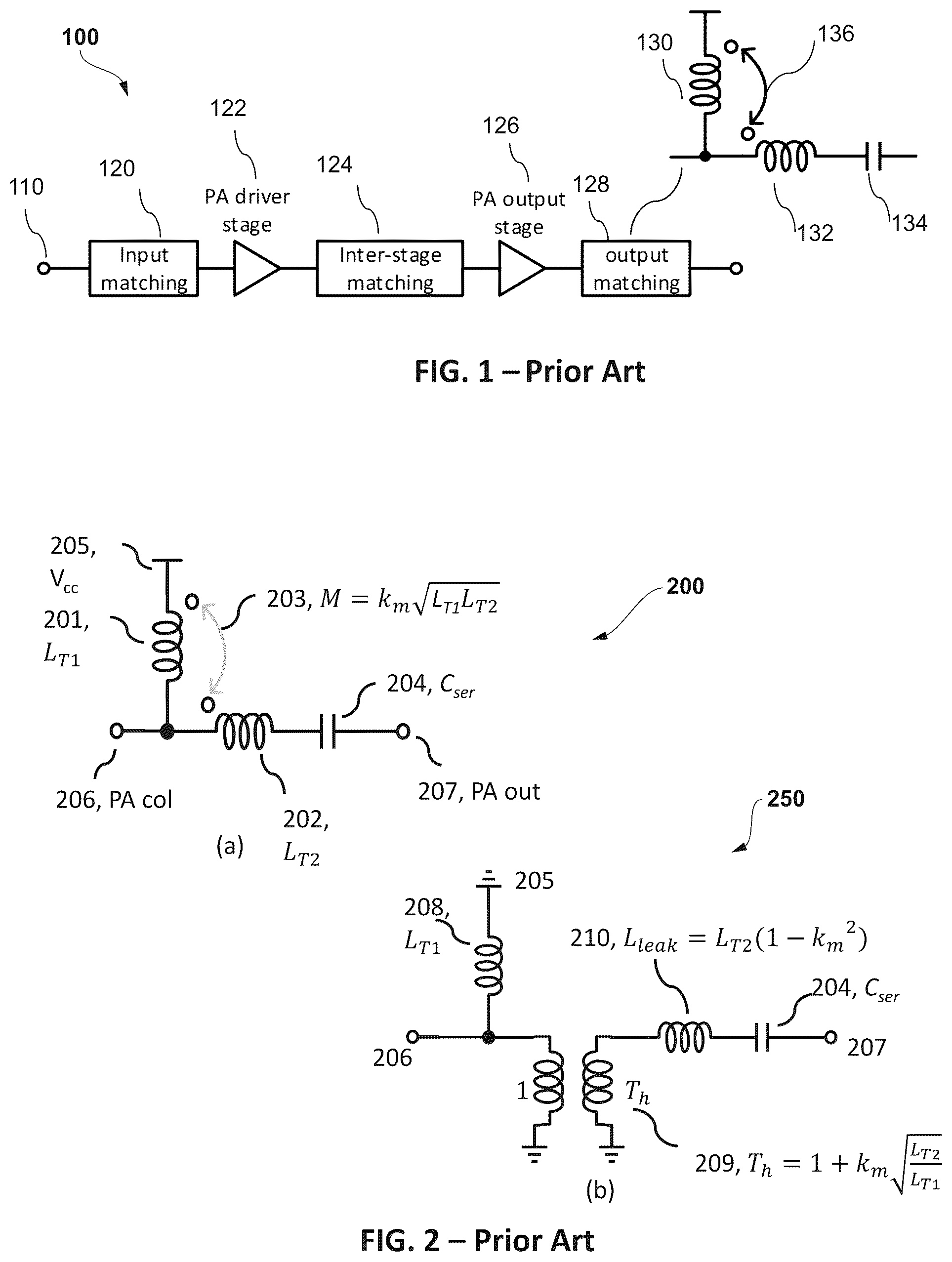 Patent US12106884 — Radio frequency auto-transformer, radio frequency device and method of construction of an auto-transformer — Figure 1