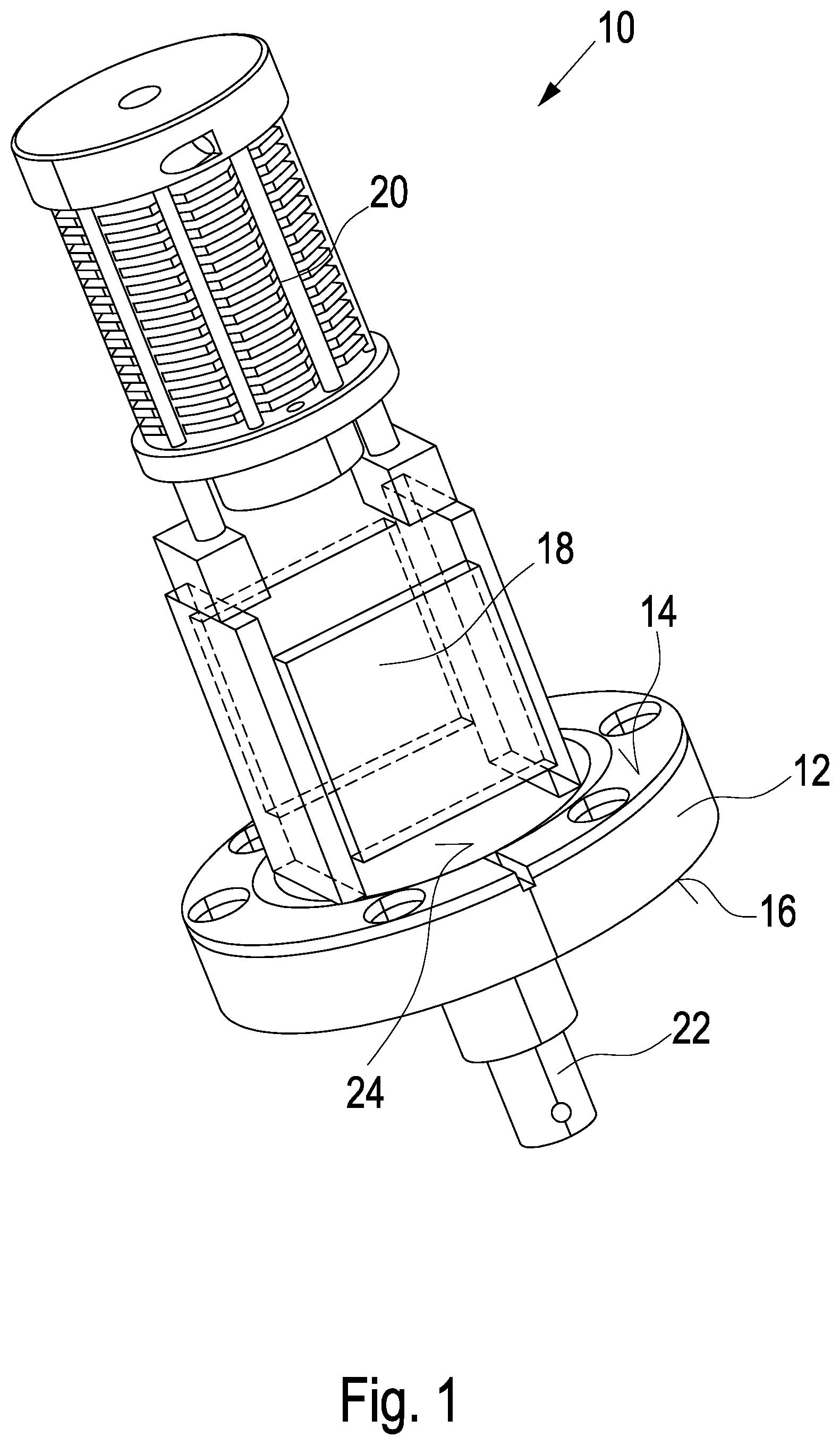 Patent US12106950 — Vacuum module and vacuum apparatus and method for regeneration of a volume getter vacuum pump — Figure 1