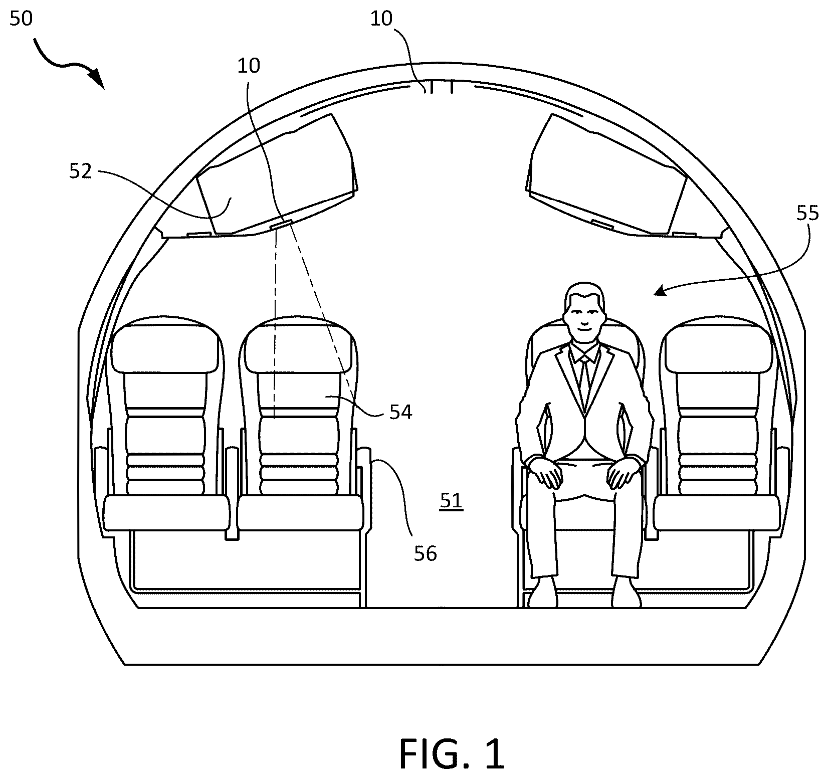 Patent US12106955 — Excimer lamp electrode geometry — Figure 1