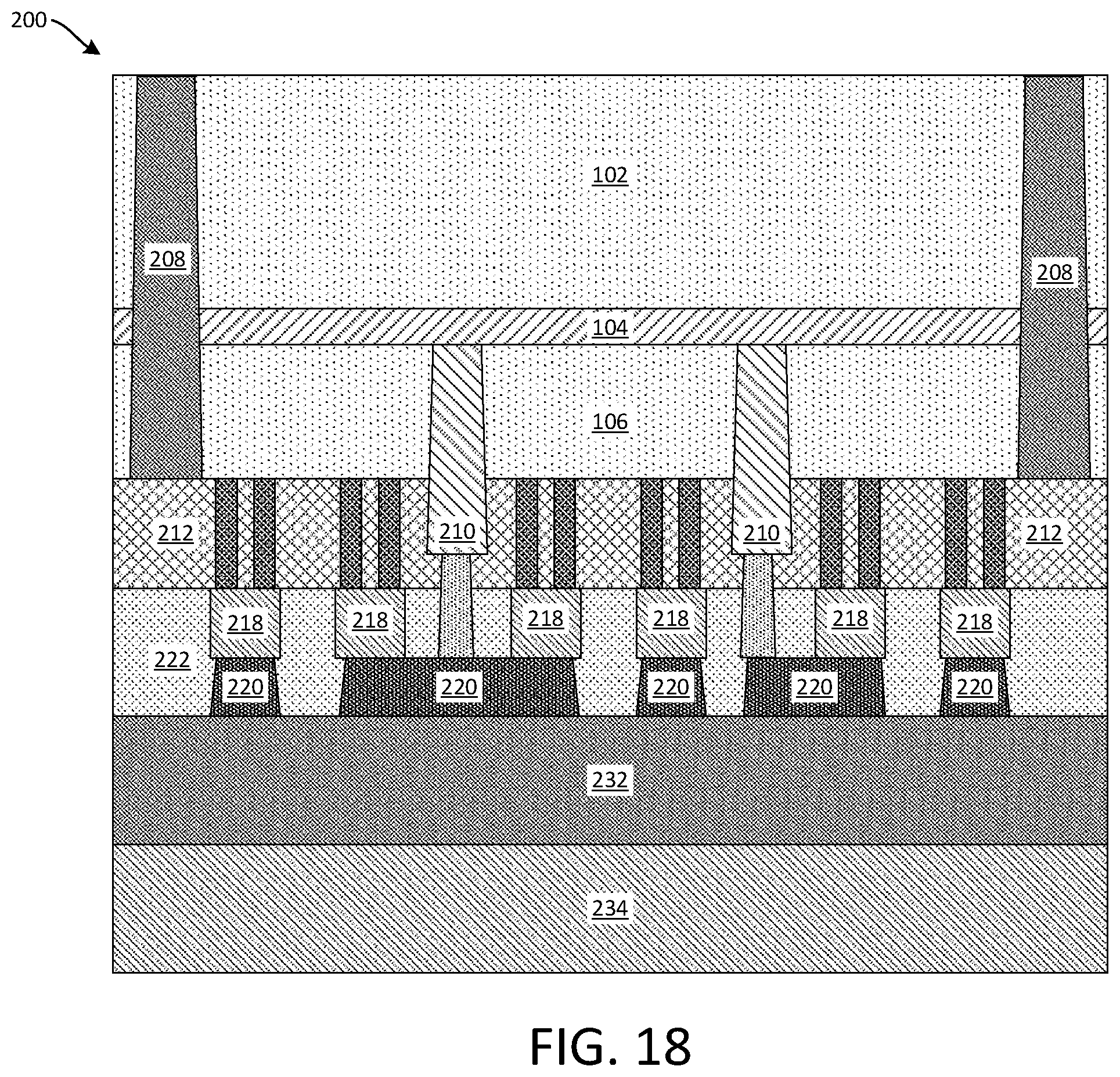 Patent US12106969 Figure 14 – Substrate thinning for a backside power distribution network