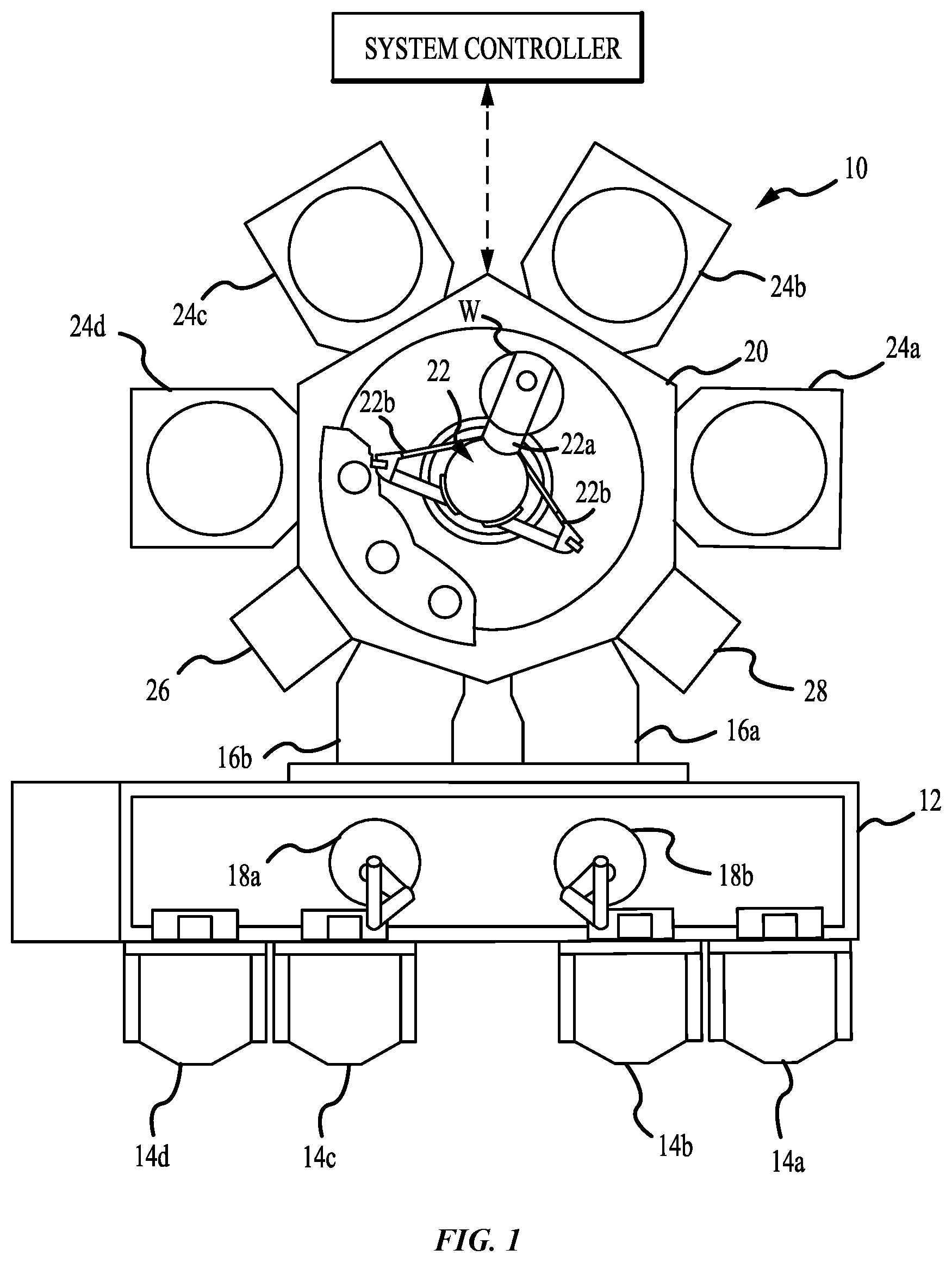 Patent US12106972 — Selective silicon deposition — Figure 1