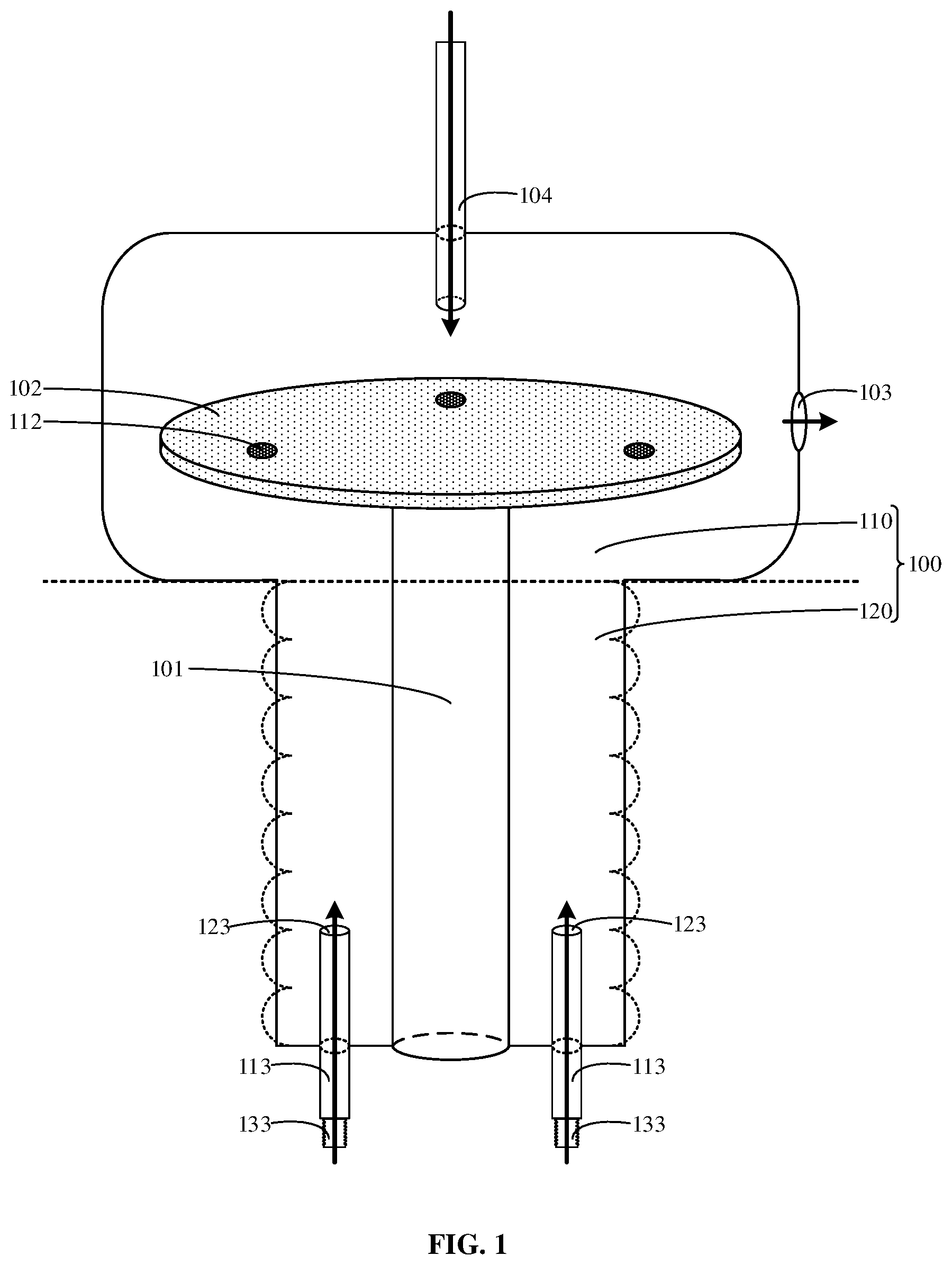 Patent US12106975 — Semiconductor device and cleaning system — Figure 1