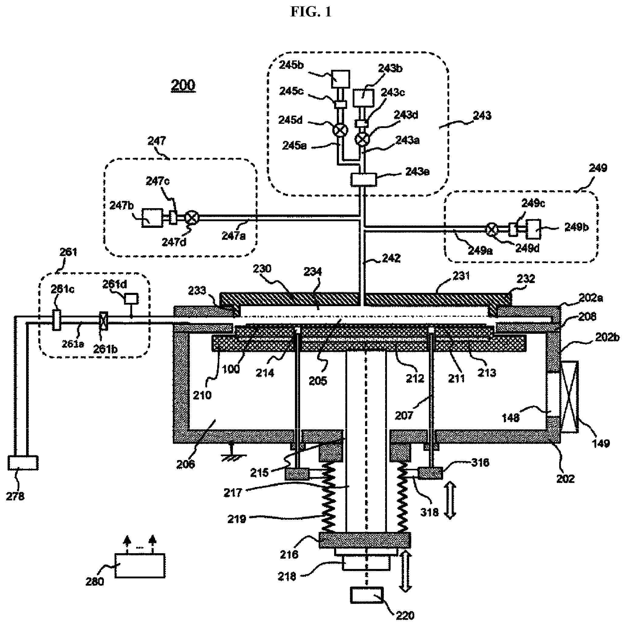 Patent US12106998 — Substrate processing apparatus, substrate processing method, non-transitory computer-readable recording medium and method of manufacturing semiconductor device — Figure 1