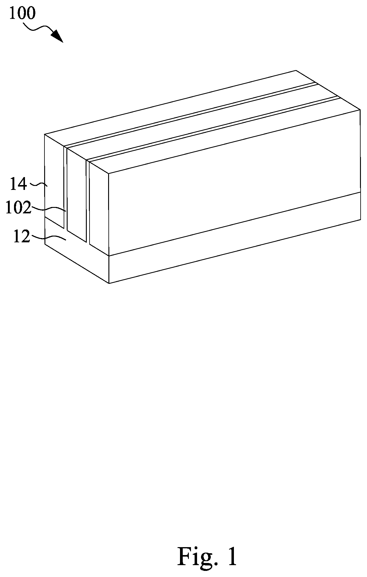 Patent US12107003 — Etch profile control of gate contact opening — Figure 1