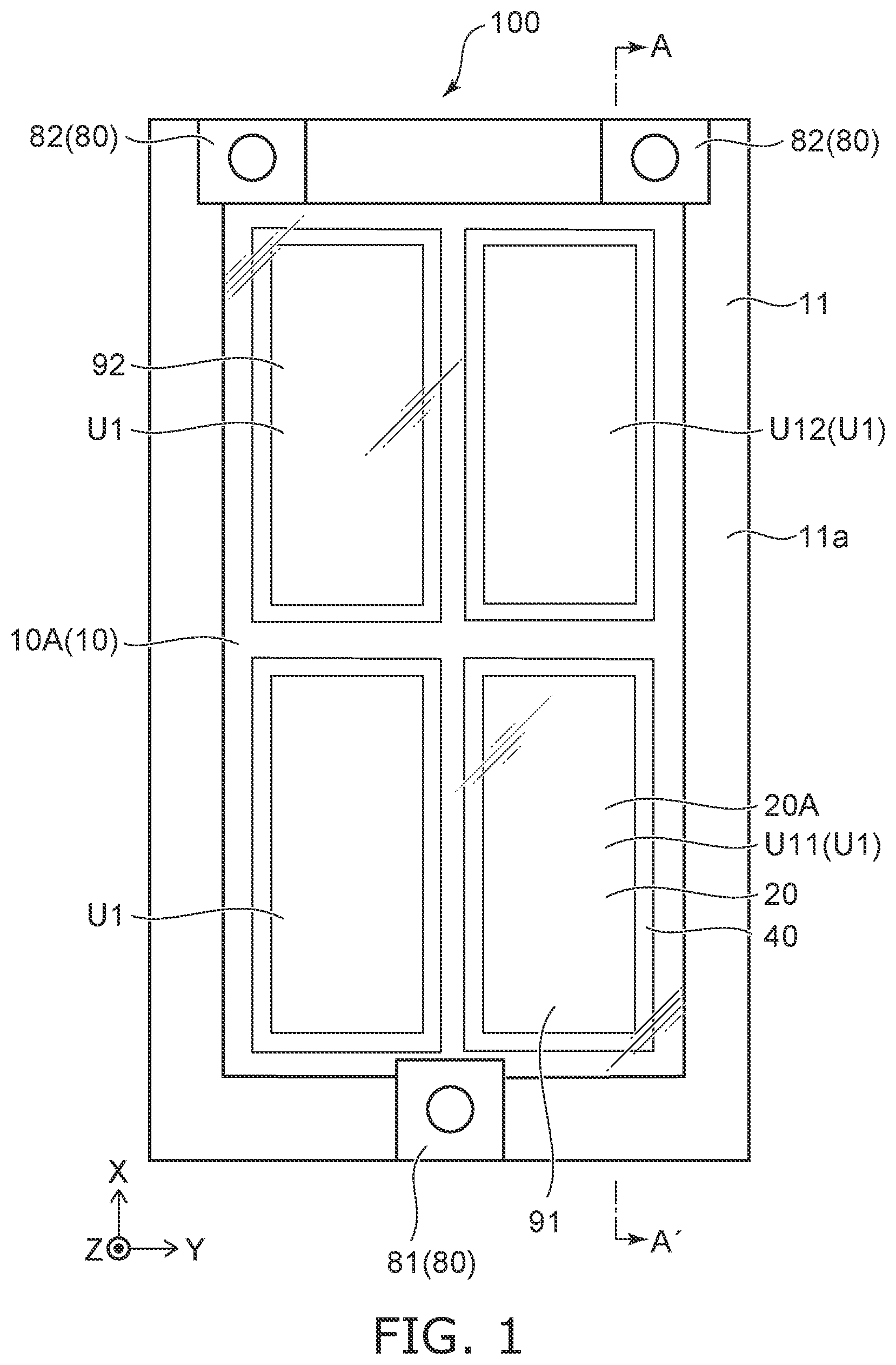 Patent US12107023 — Power module — Figure 1