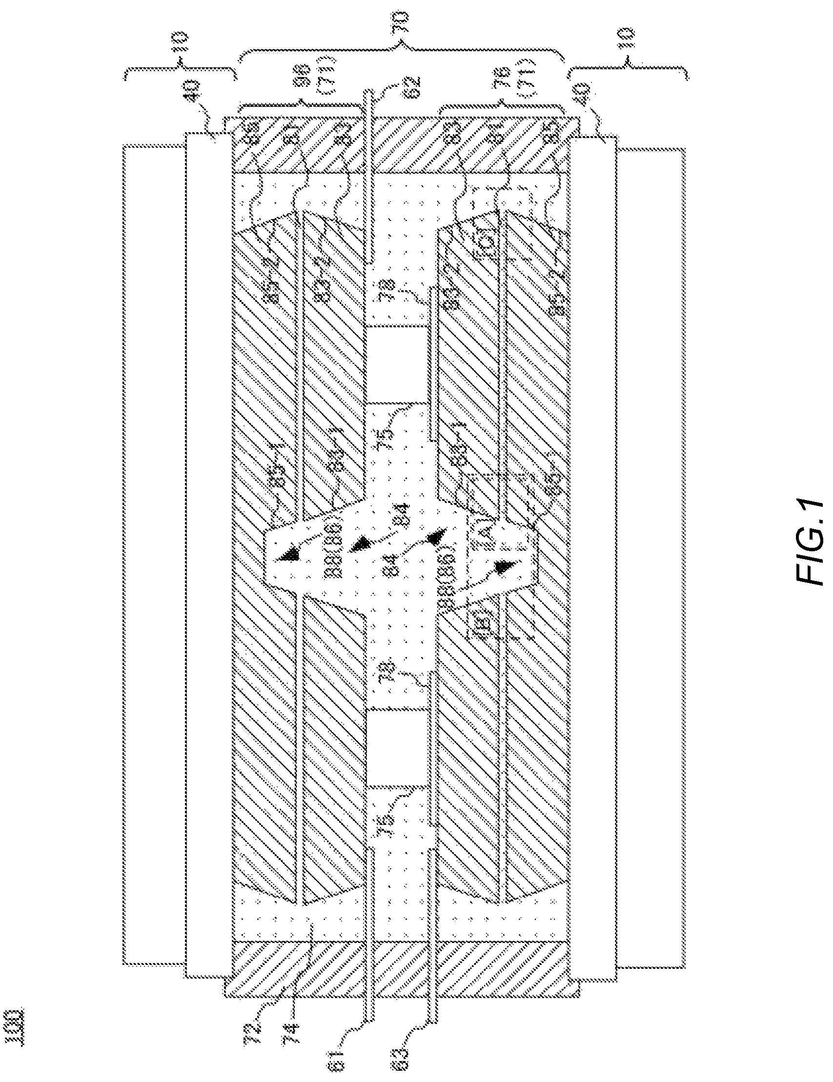 Patent US12107030 — Semiconductor device, semiconductor module, vehicle, and manufacturing method of semiconductor device — Figure 1