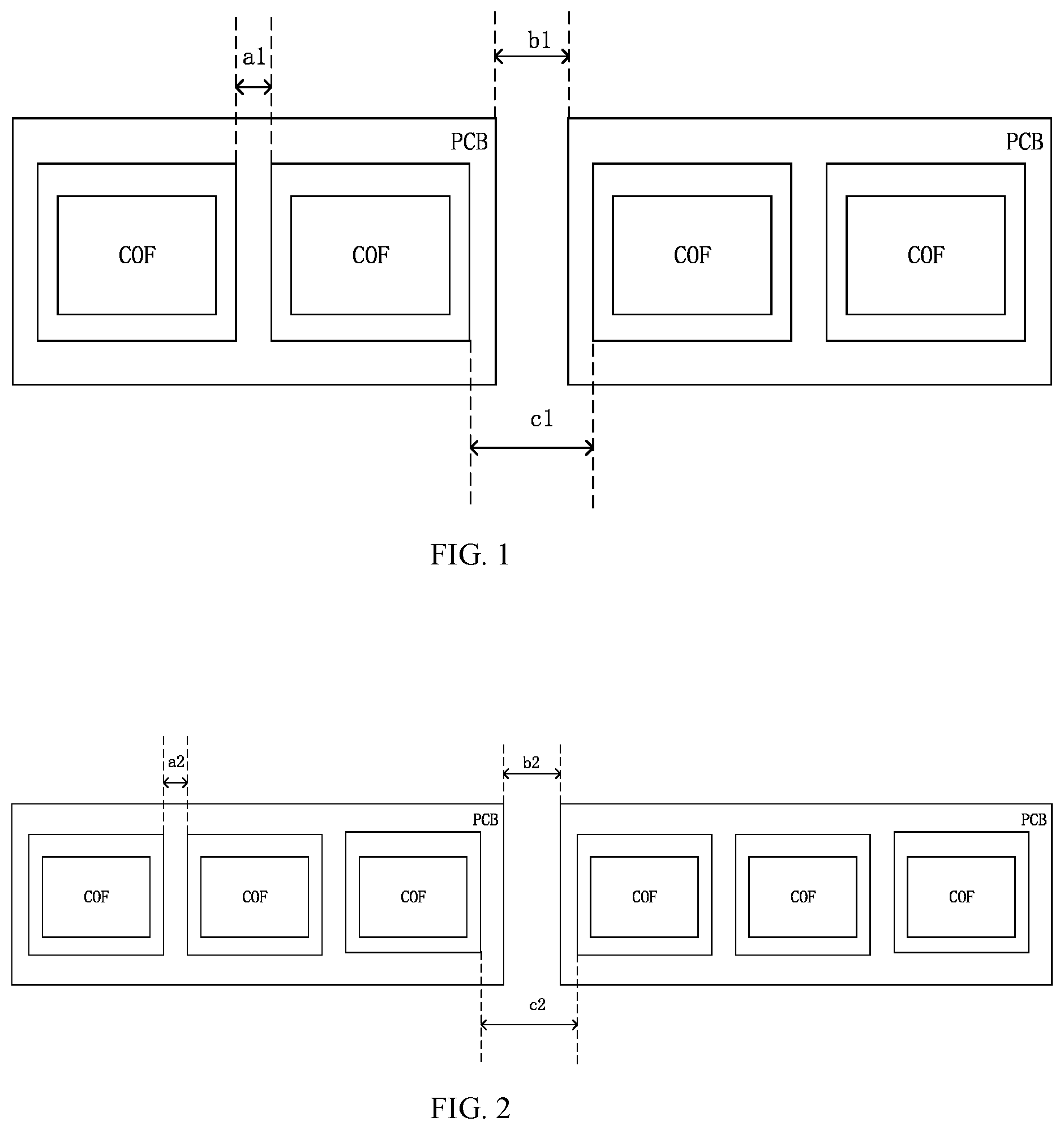 Patent US12107073 — Display device and method for bonding the same — Figure 1