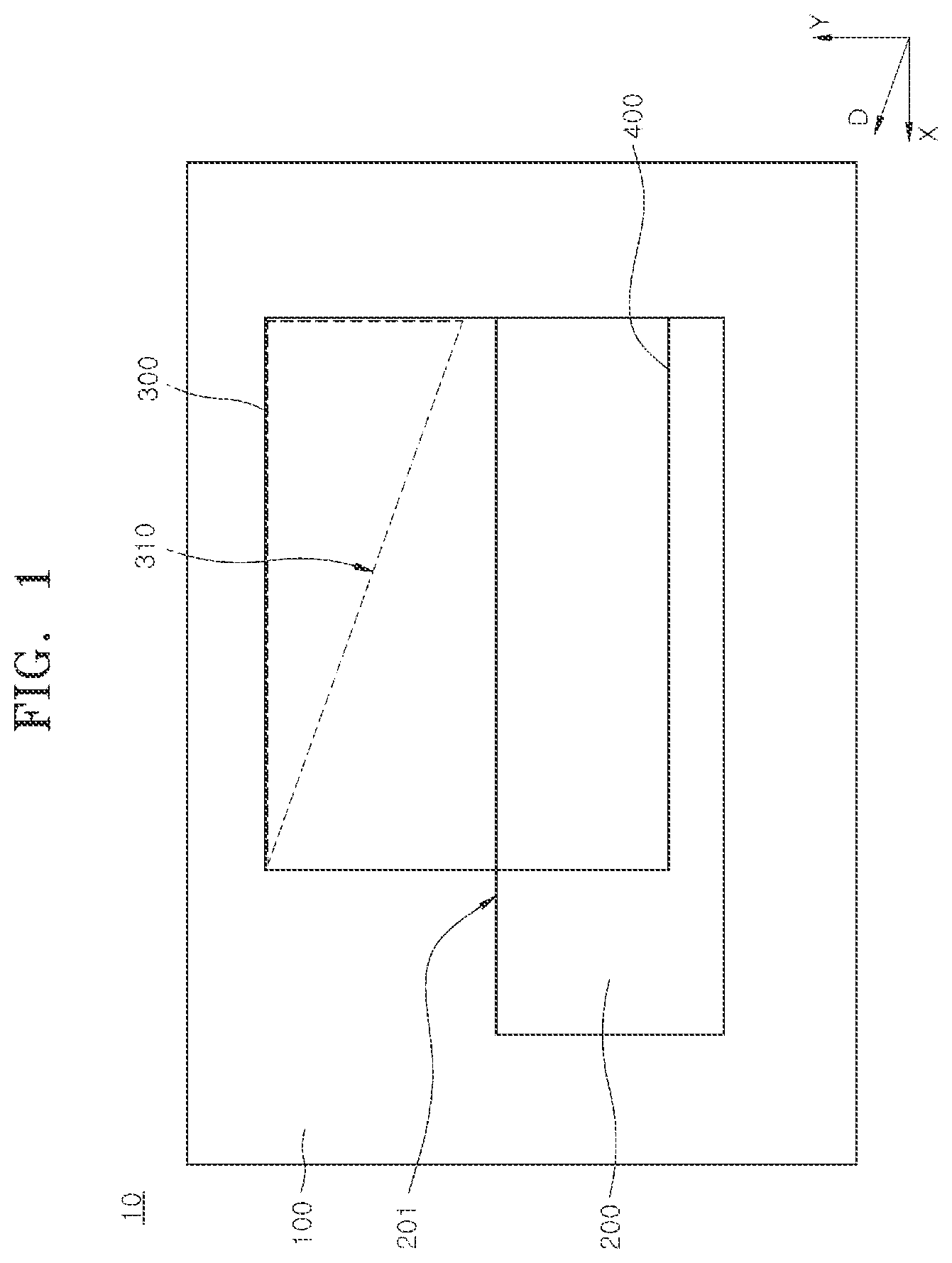 Patent US12107077 — Stack packages including supporter — Figure 1